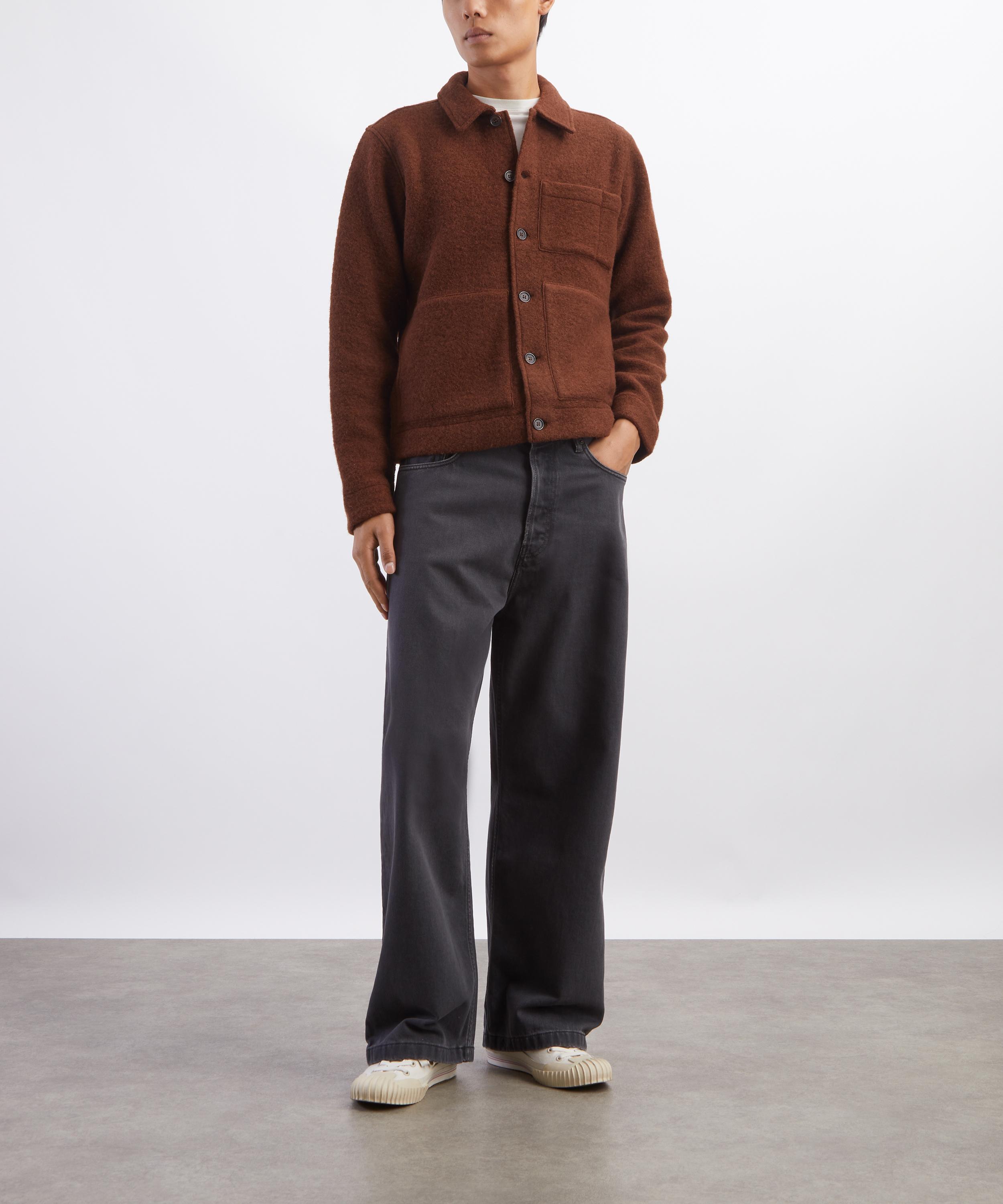 Universal Works - Uniform Wool-Blend Fleece Jacket image number 1