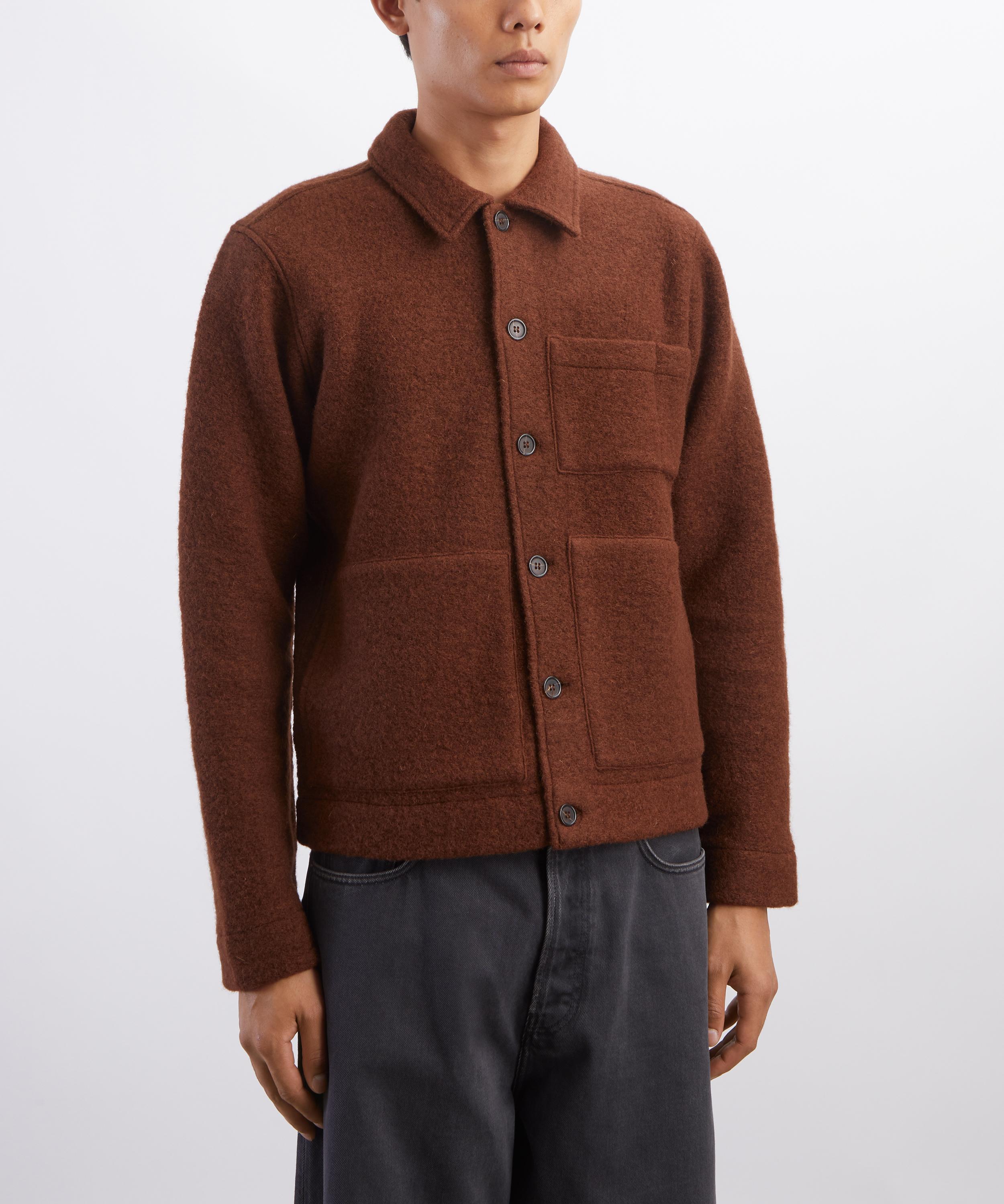 Universal Works - Uniform Wool-Blend Fleece Jacket image number 2