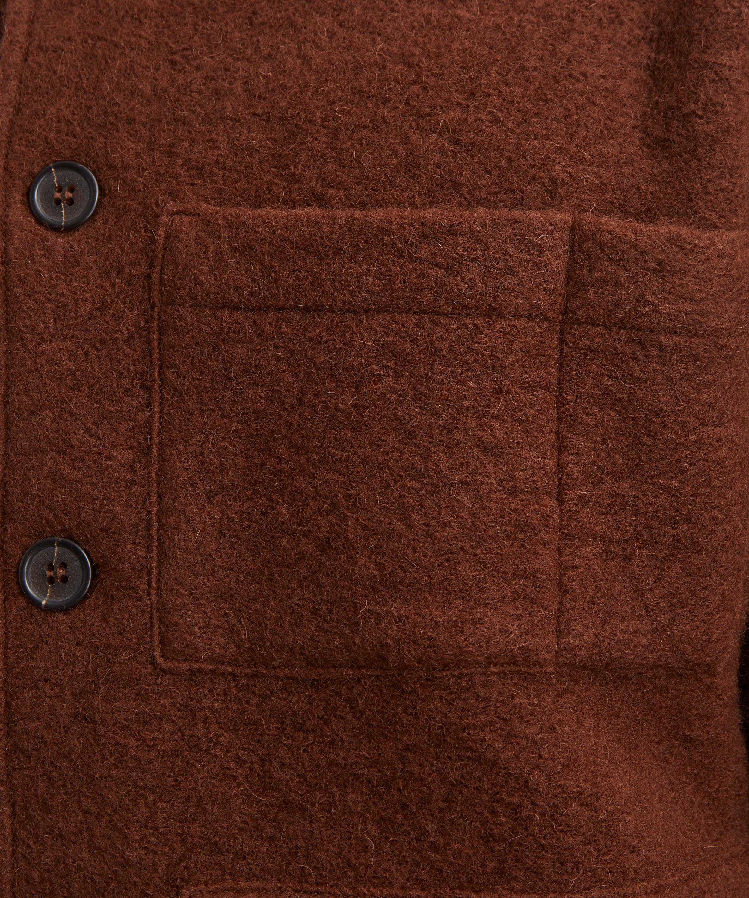 Universal Works - Uniform Wool-Blend Fleece Jacket image number 4