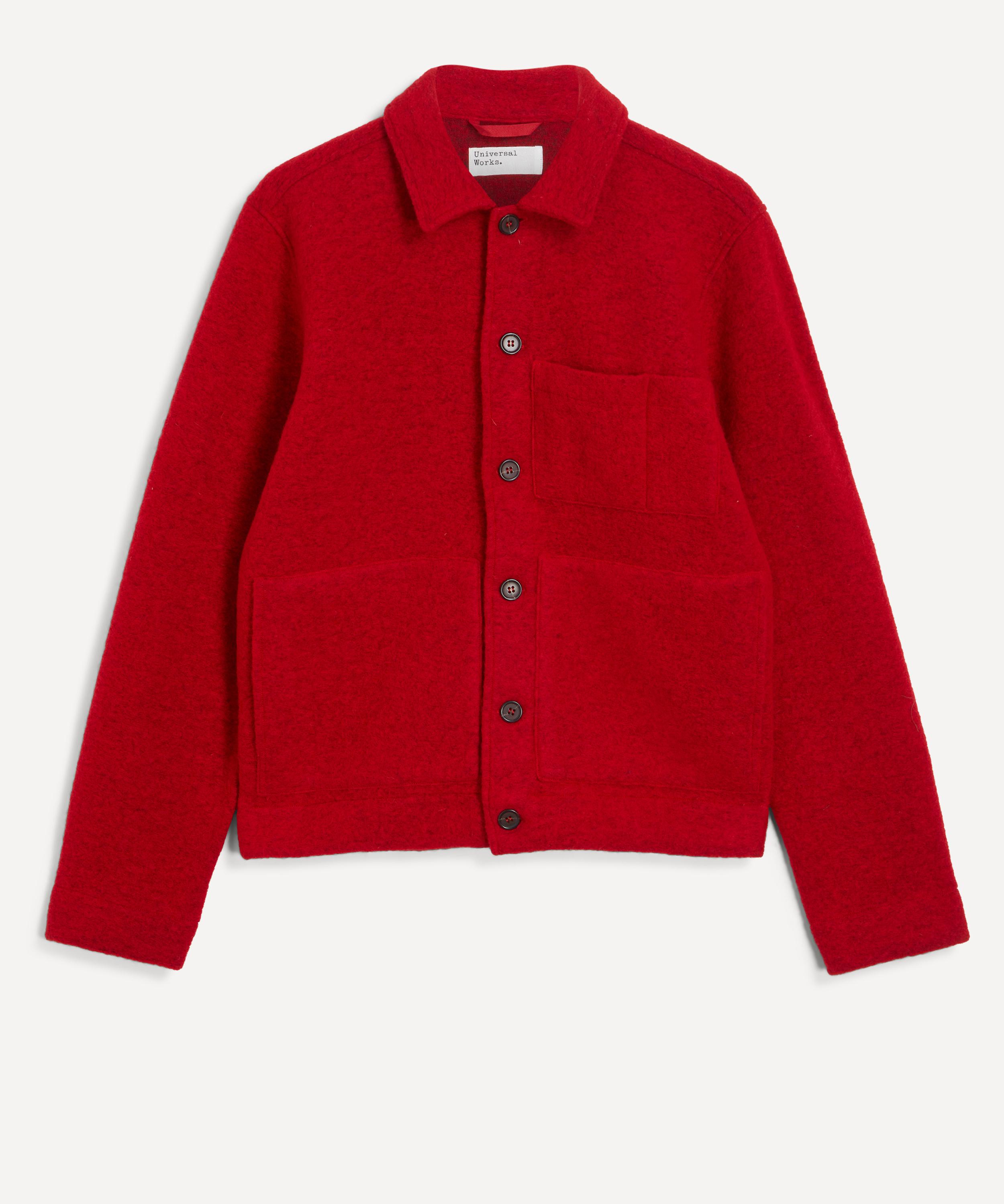 Universal Works - Uniform Wool-Blend Fleece Jacket image number 0