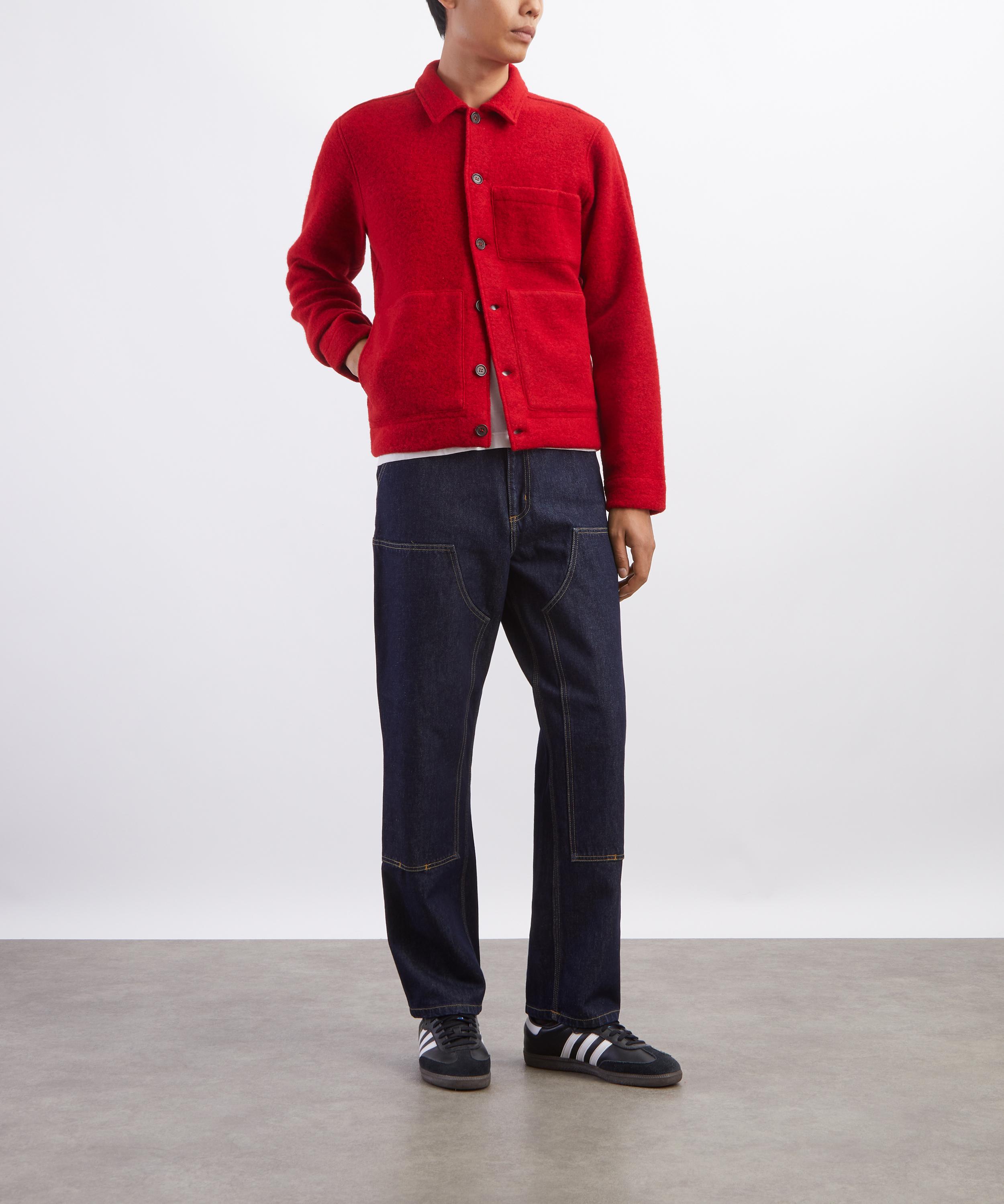 Universal Works - Uniform Wool-Blend Fleece Jacket image number 1