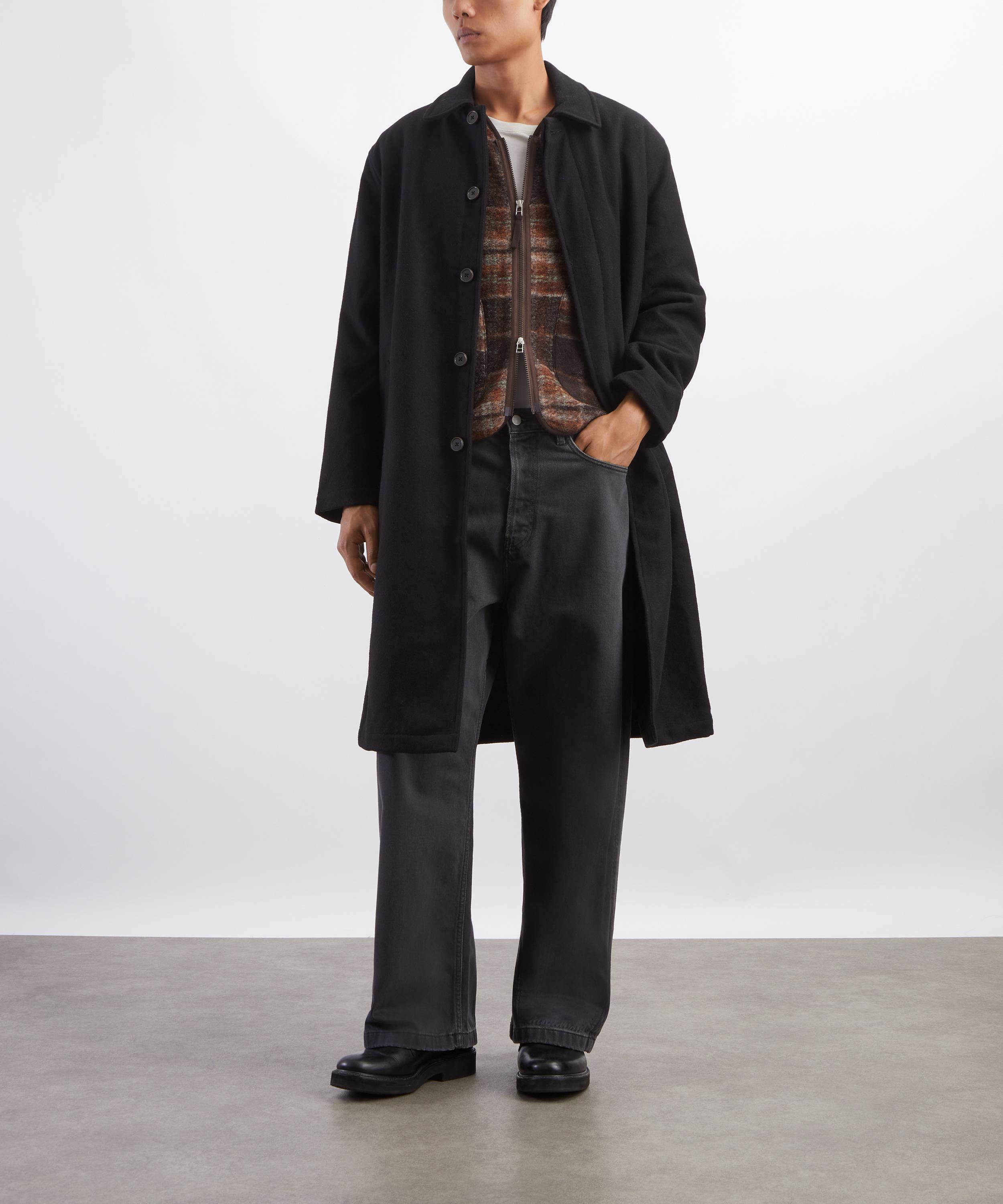Universal Works - Black Mowbray Mac Coat image number 1