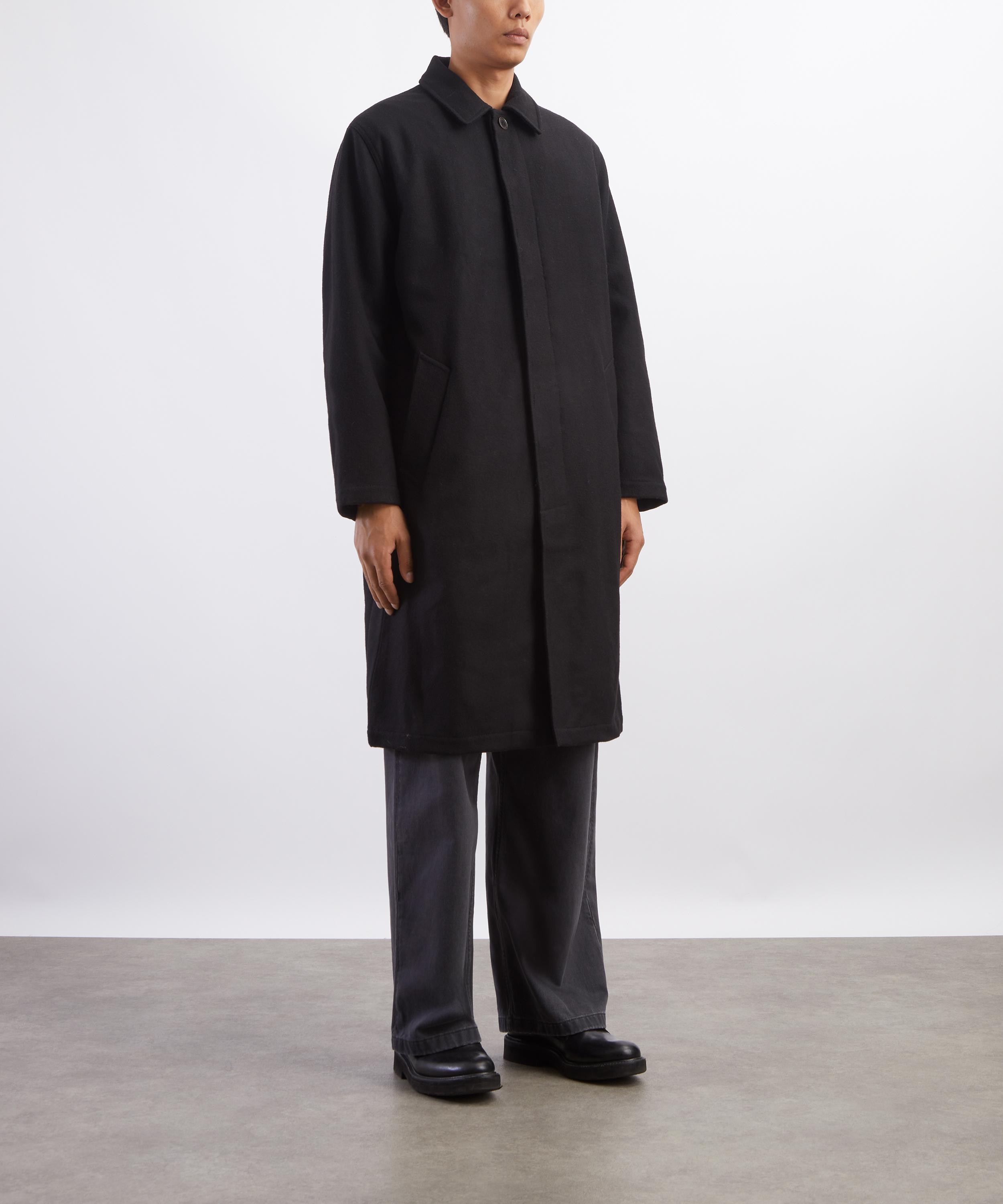 Universal Works - Black Mowbray Mac Coat image number 2