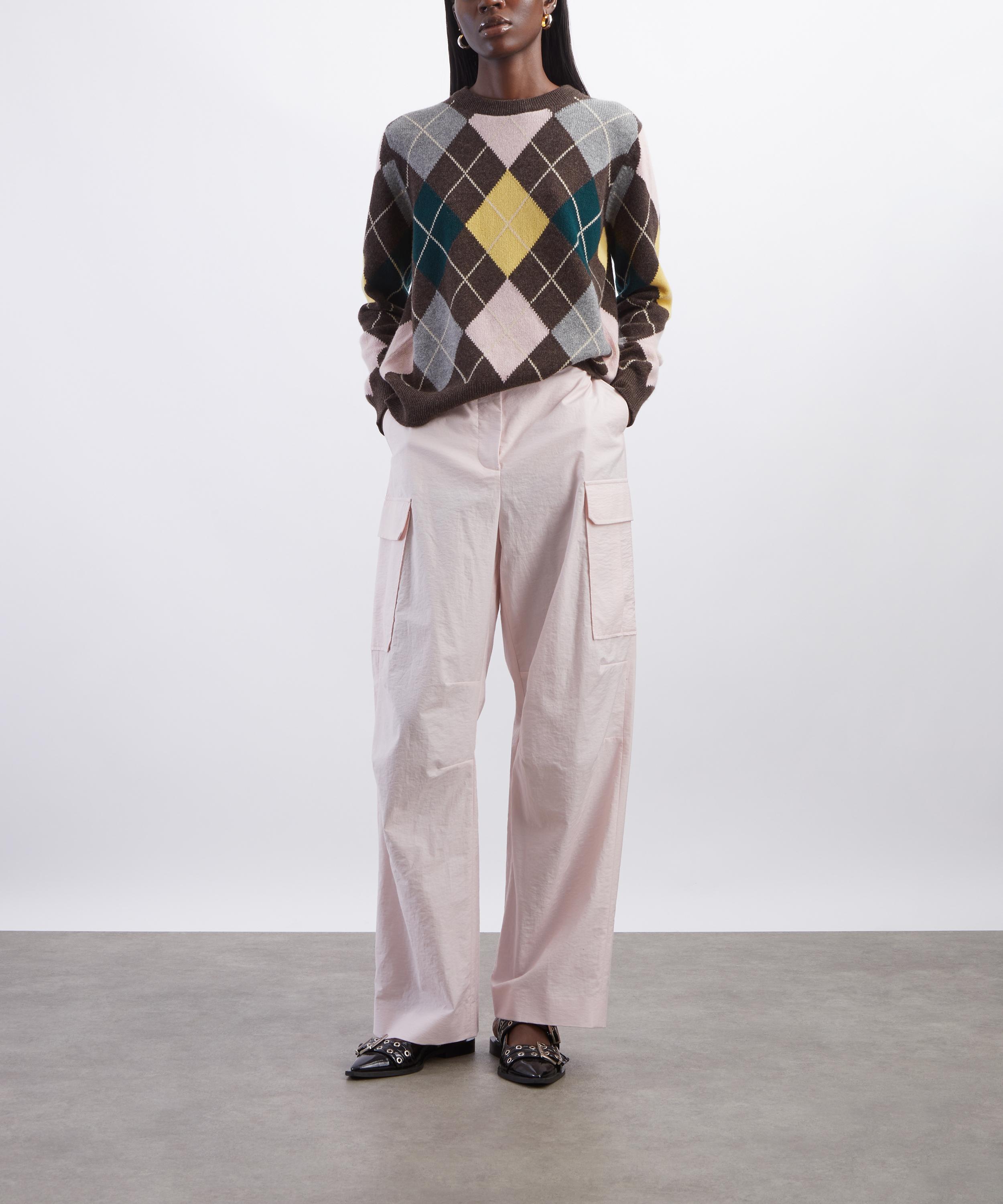 &Daughter - Ava Argyle Crewneck Jumper image number 1