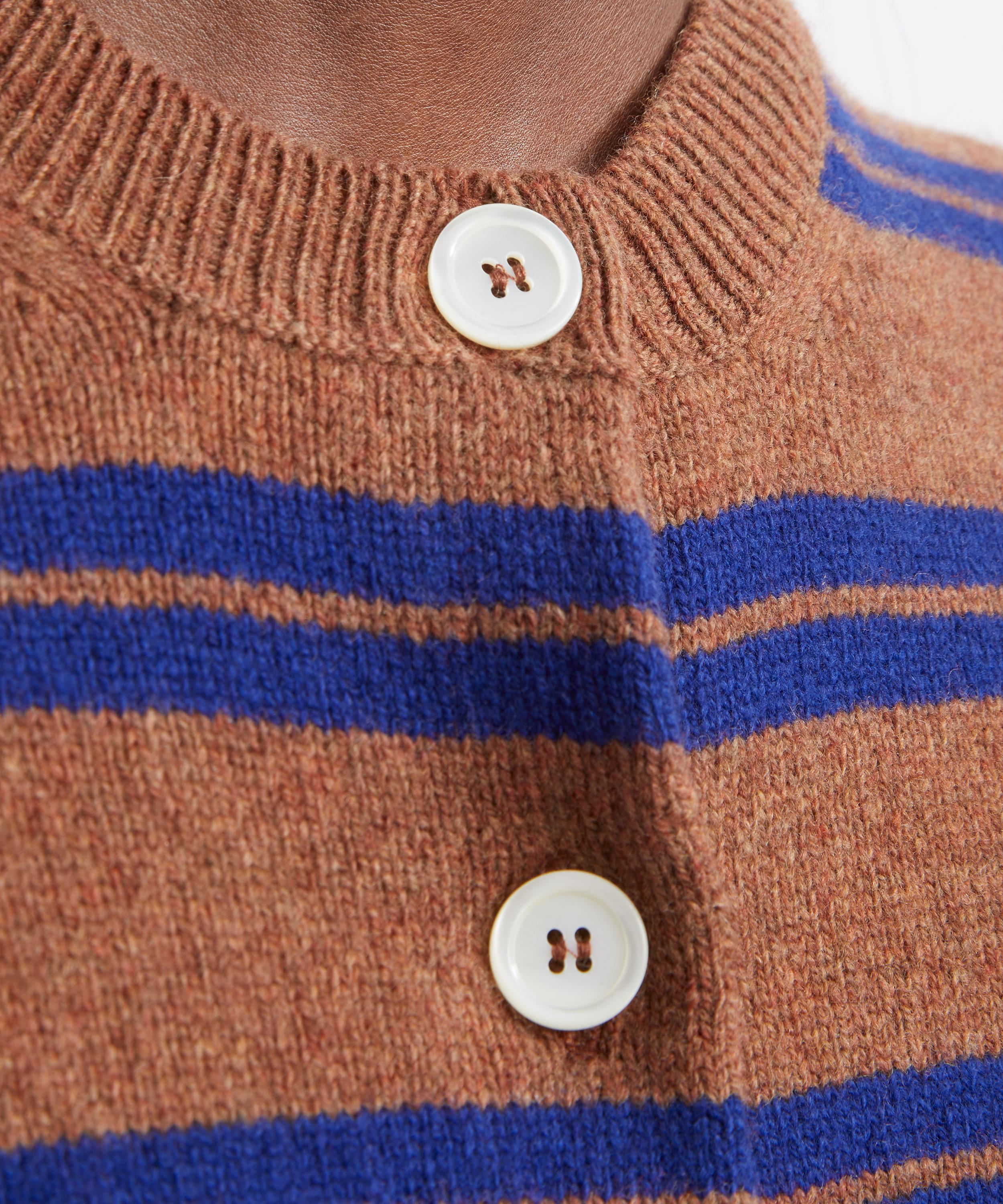 &Daughter - Ada Stripe Crewneck Cardigan image number 4