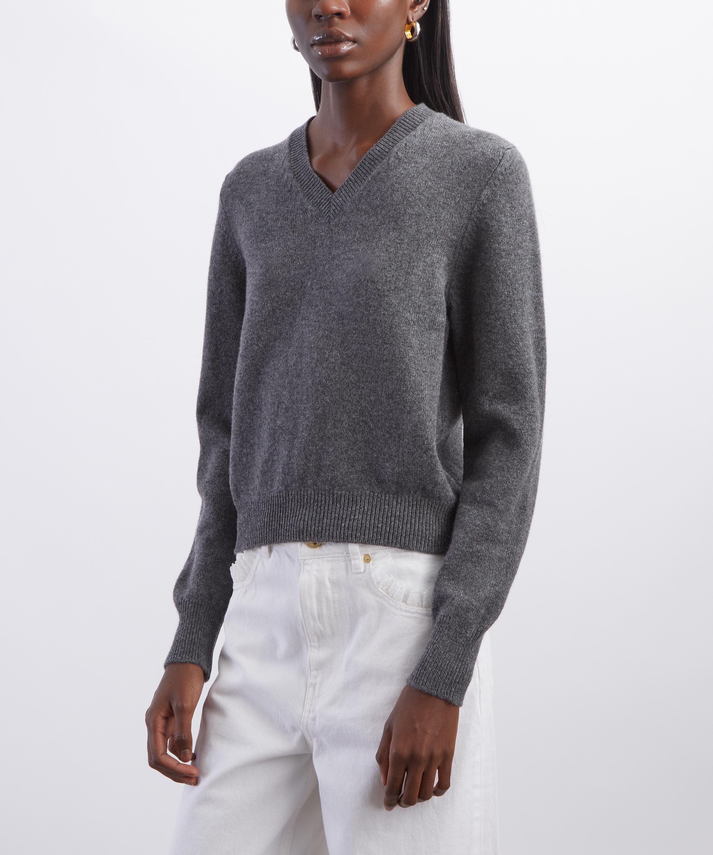 &Daughter - Sligo Shrunken V-Neck Jumper image number 2