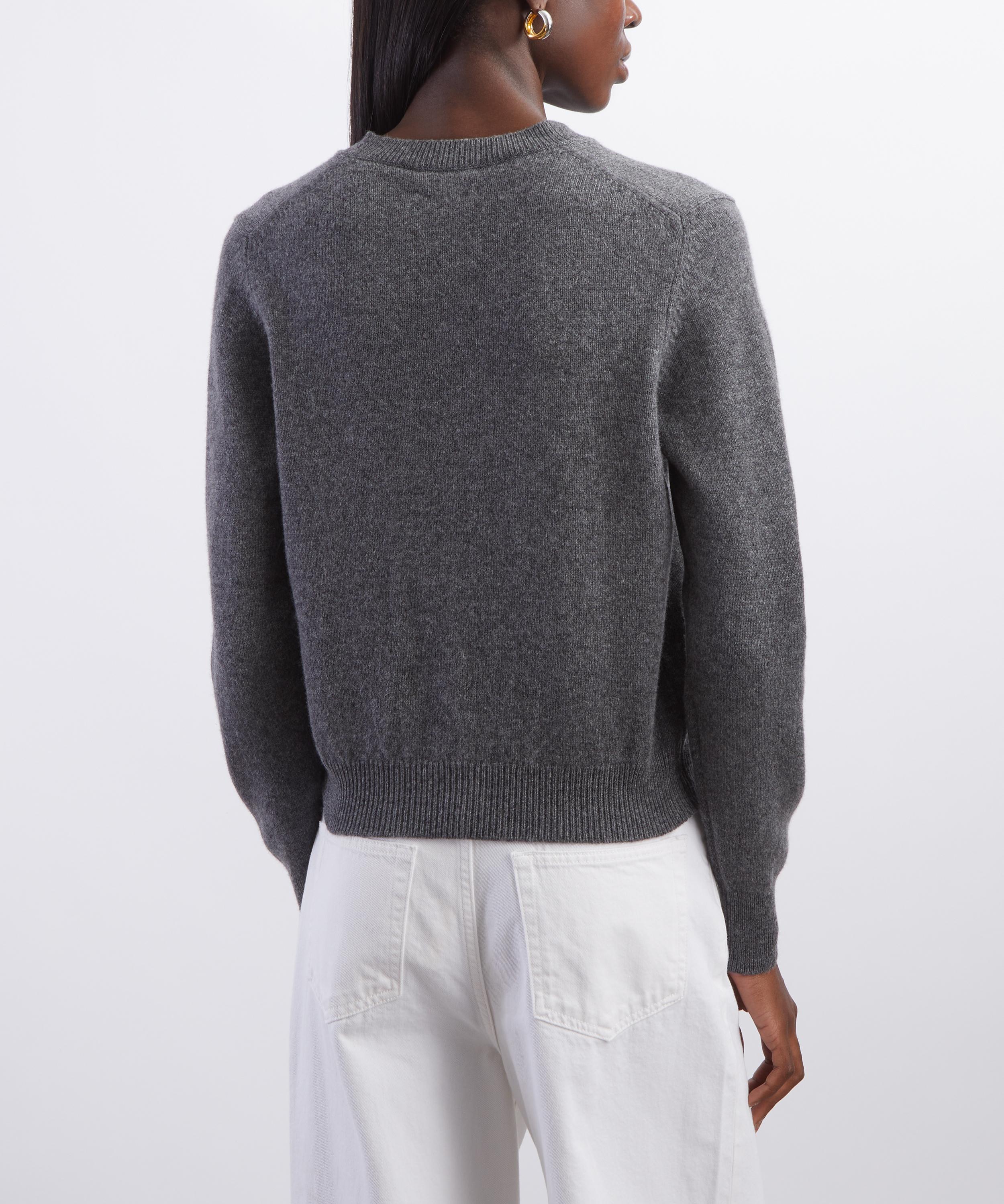 &Daughter - Sligo Shrunken V-Neck Jumper image number 3