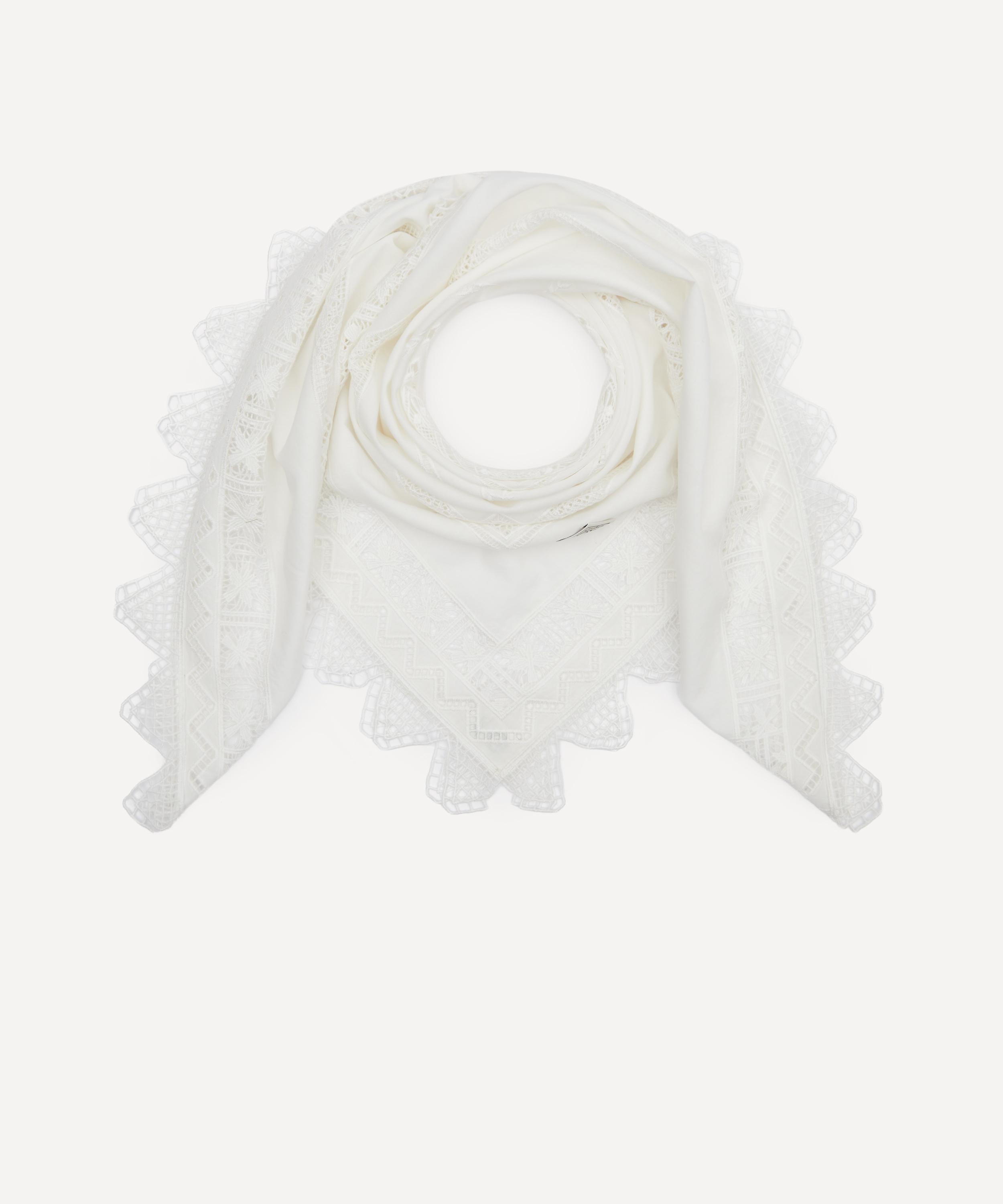 Toteme - Lace Cotton Scarf image number 1