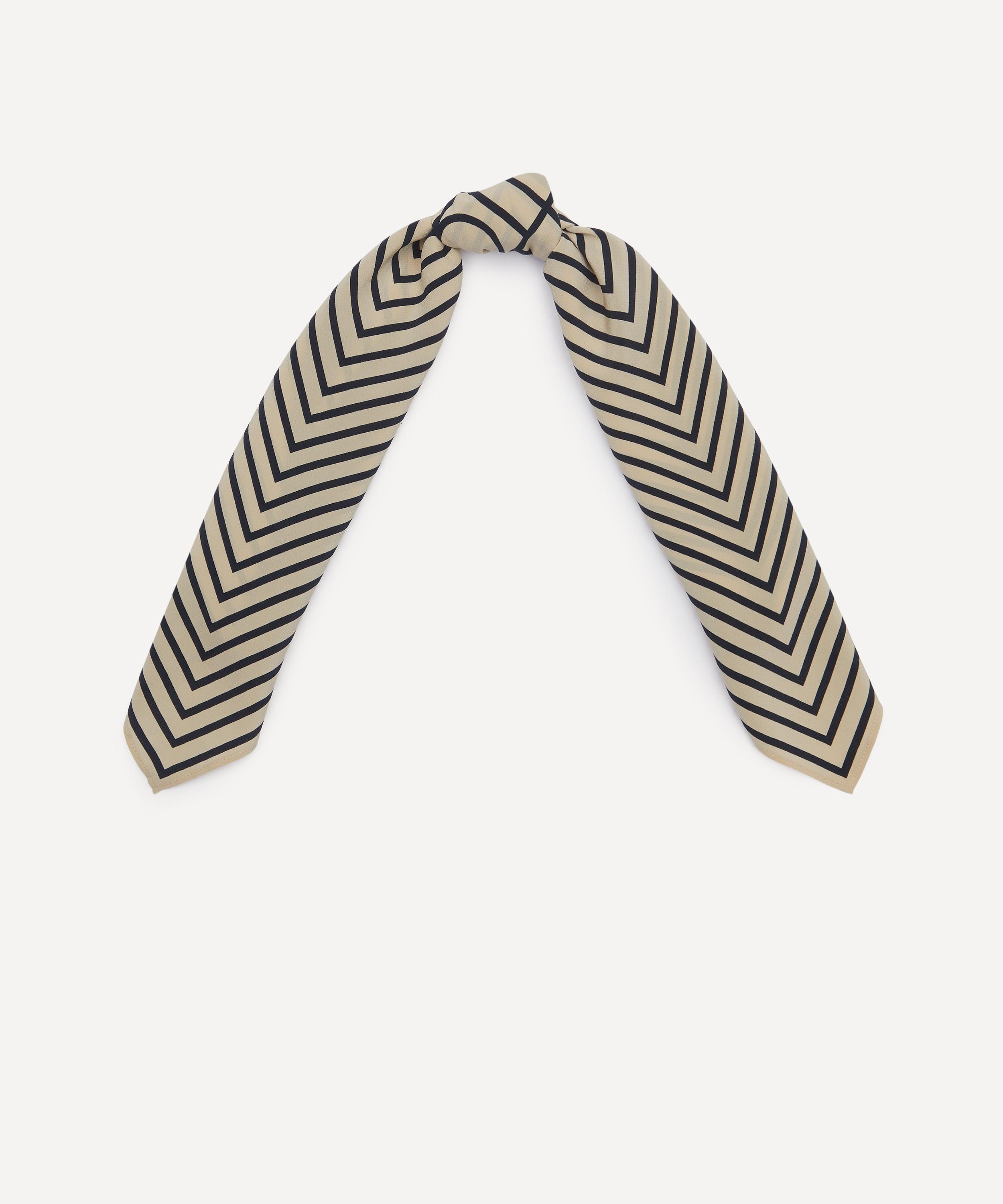 Toteme - Signature Monogram Cr&egrave;me Silk Scarf image number 1