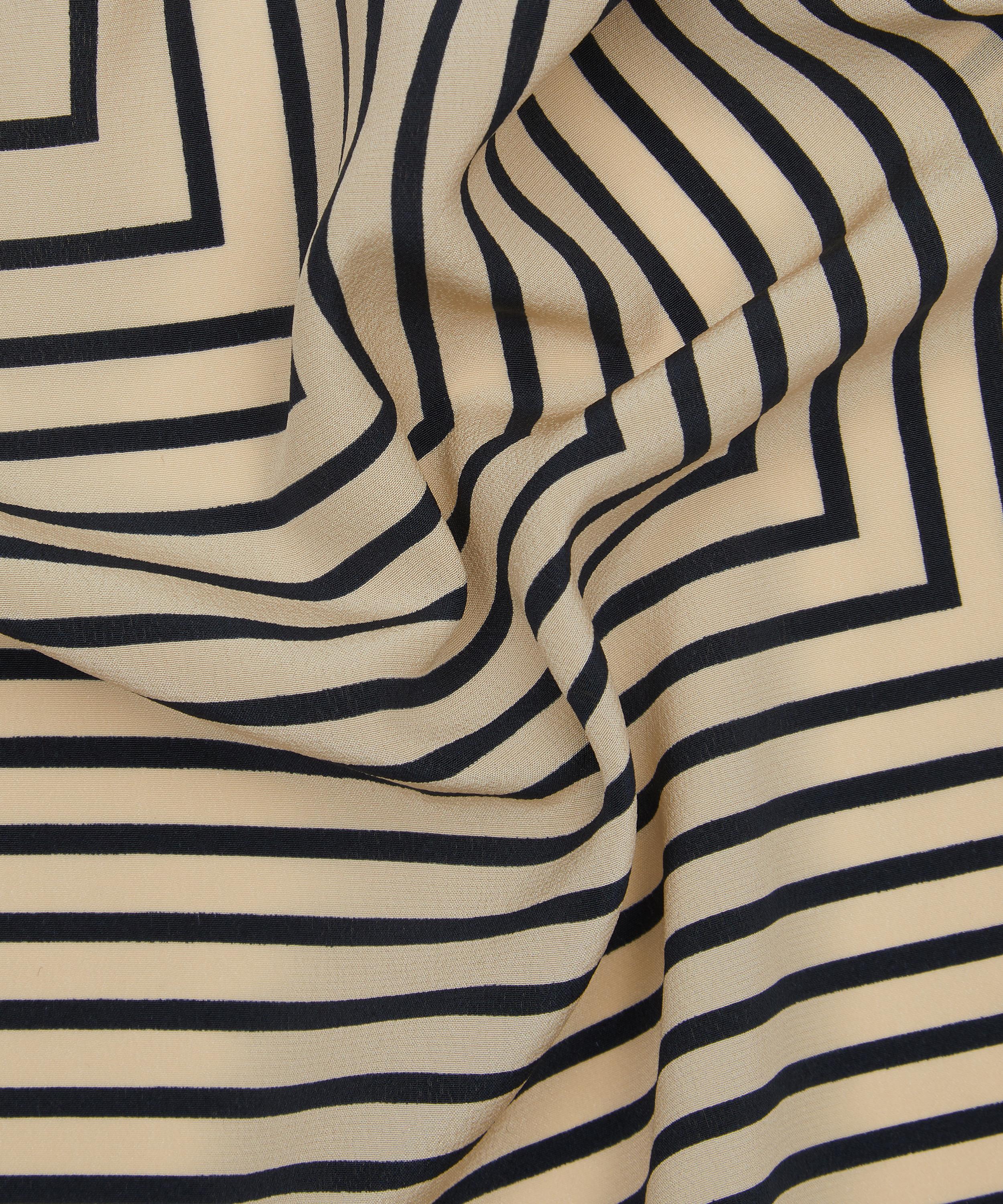 Toteme - Signature Monogram Cr&egrave;me Silk Scarf image number 3