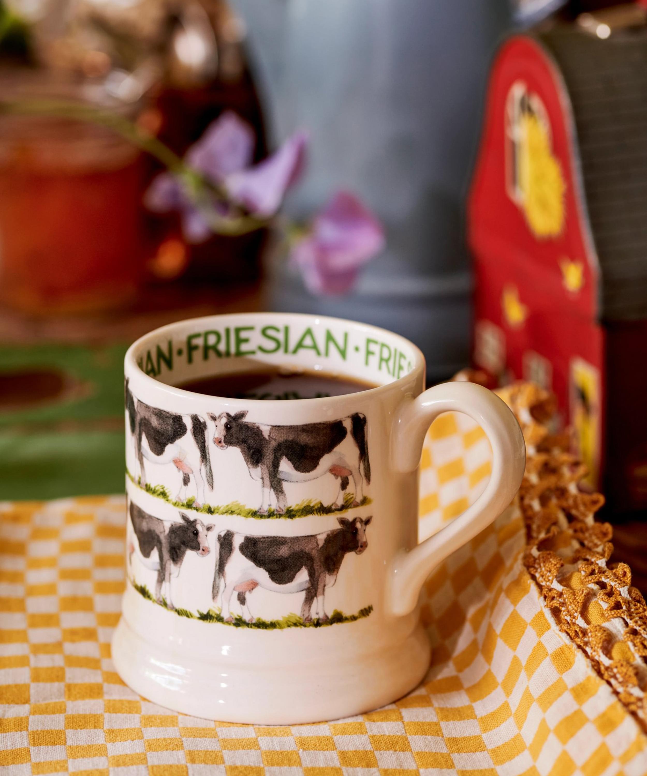 Emma Bridgewater - Friesian Cow Half-Pint Mug image number 4