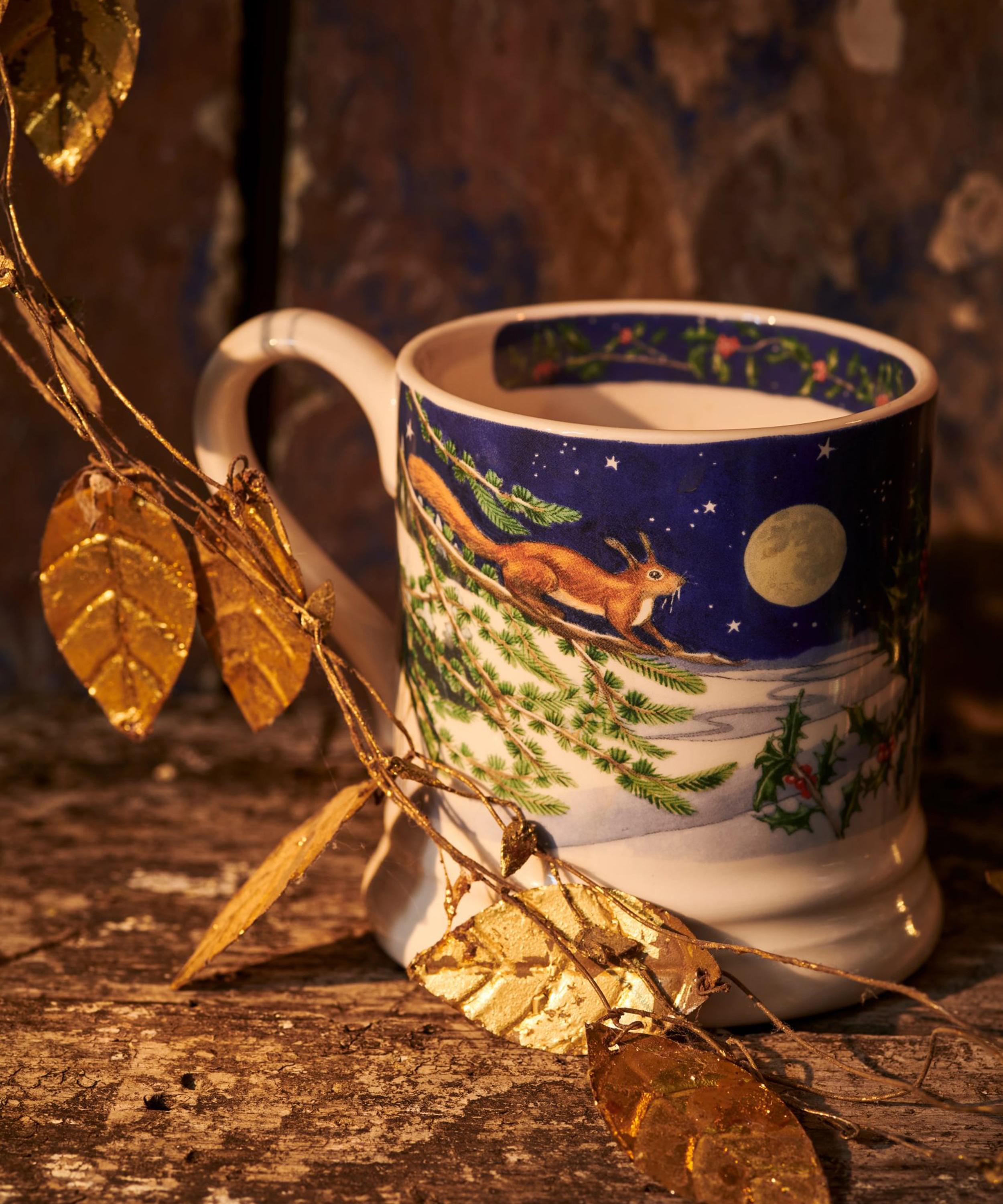 Emma Bridgewater - Midnight Squirrel Half-Pint Mug image number 1