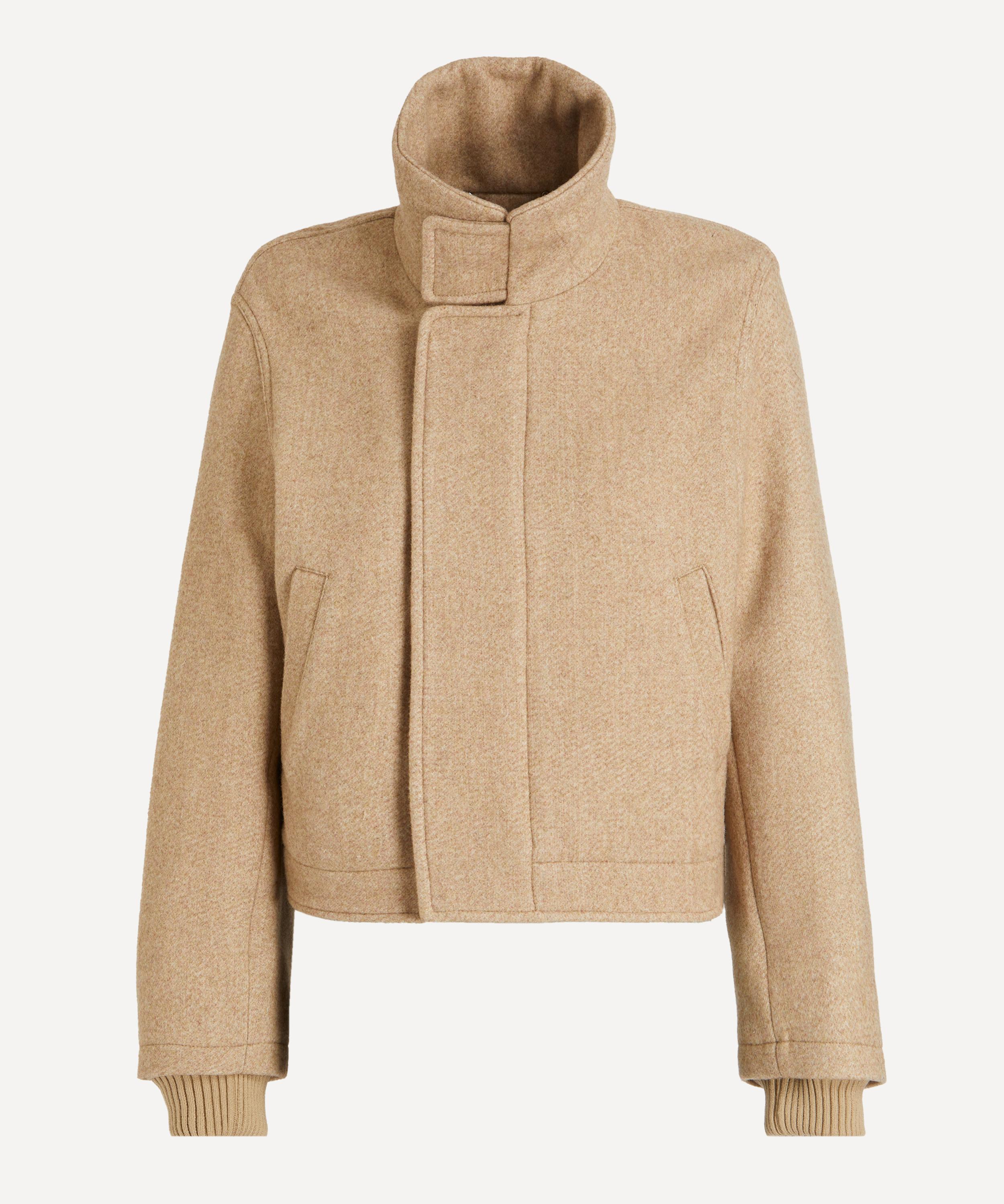 Victoria Beckham - Camel Melange Bomber Jacket