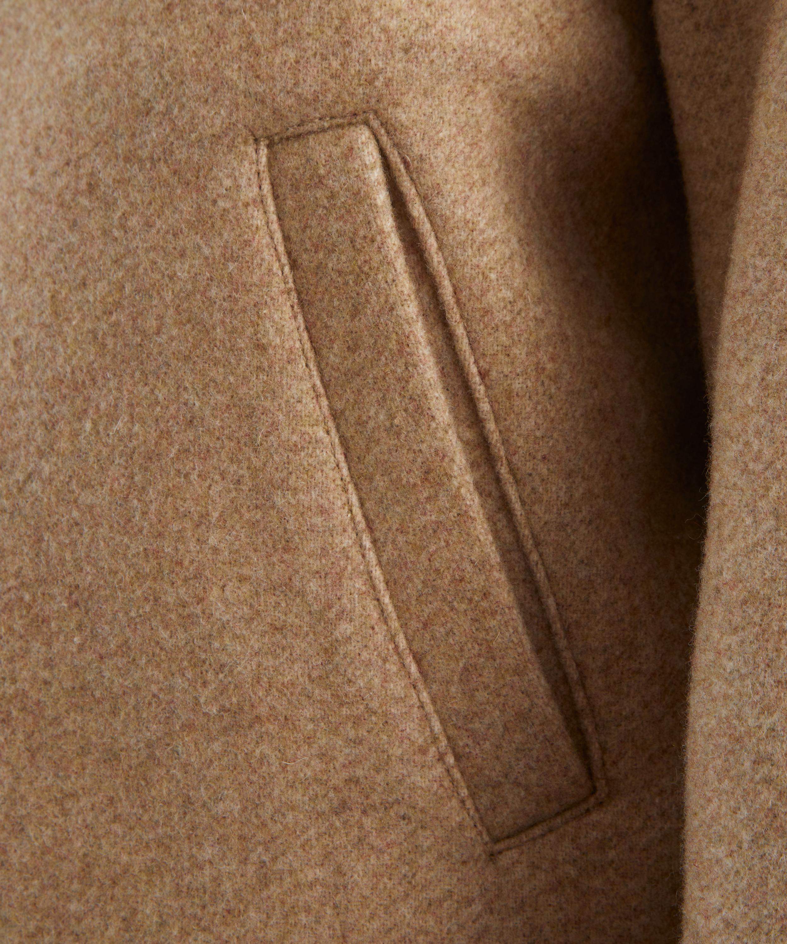 Victoria Beckham - Camel Melange Bomber Jacket image number 4
