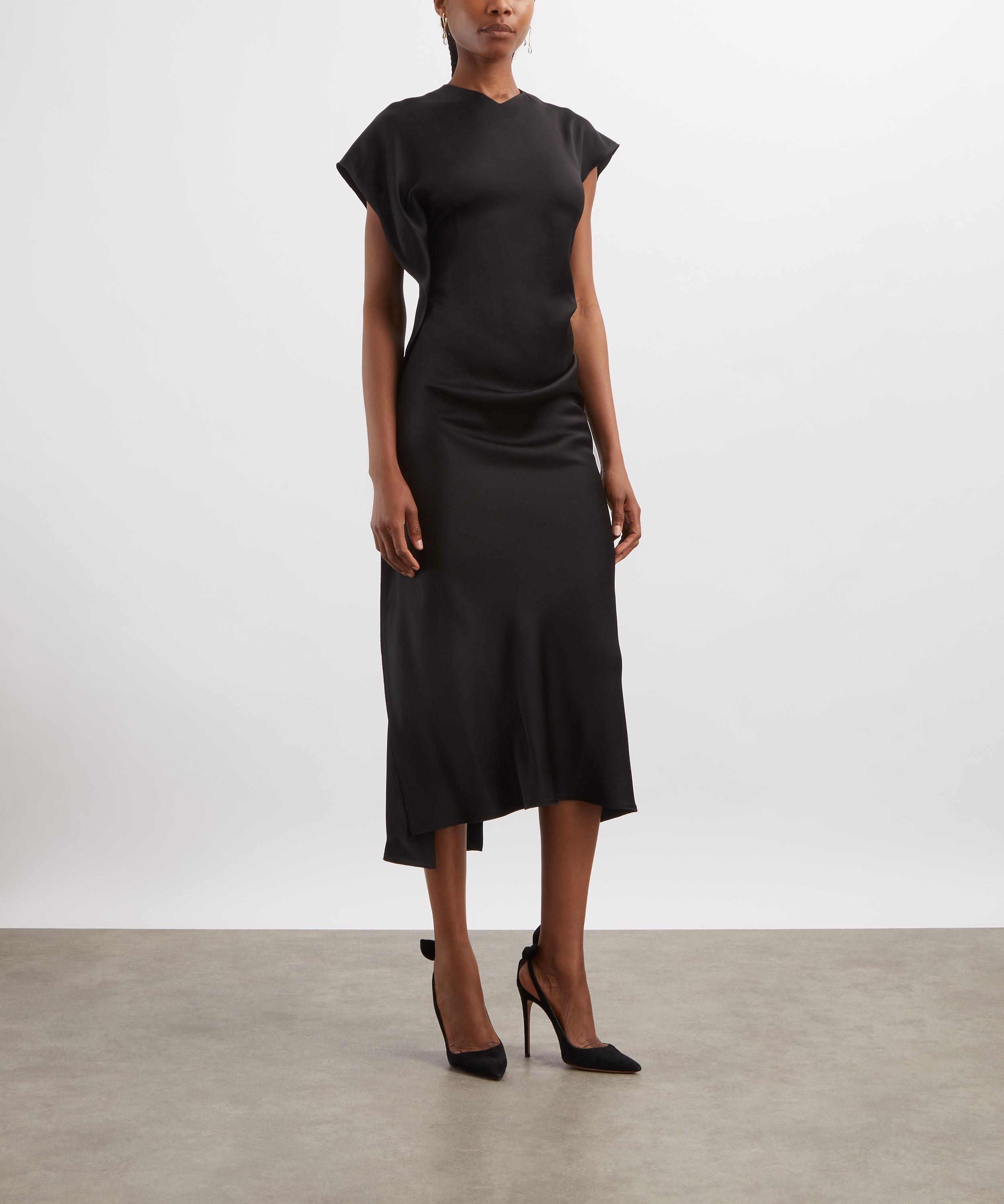 Victoria Beckham - Black Victoria Midi Dress image number 2