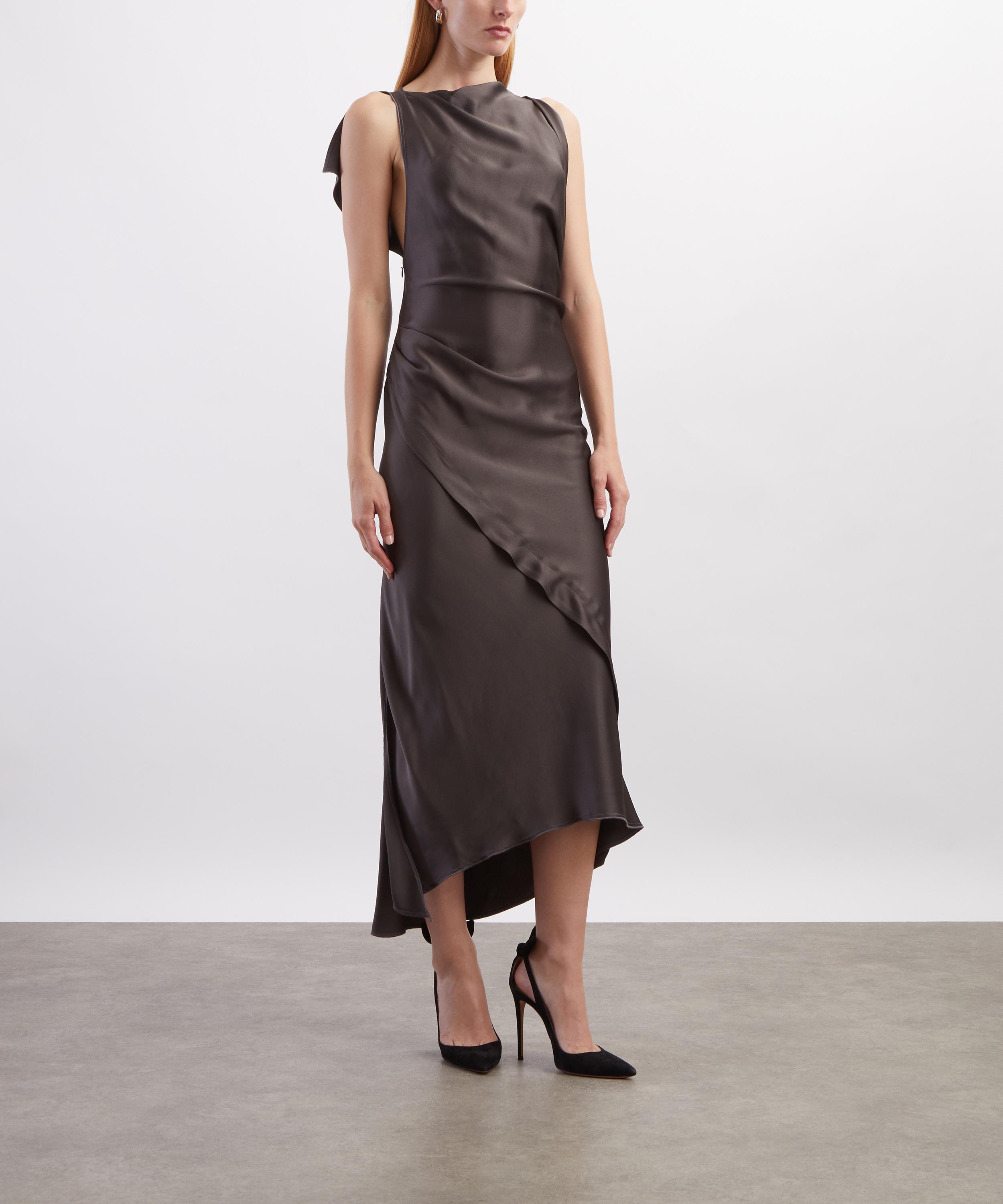 Victoria Beckham - Kyra Satin Midi Dress image number 2