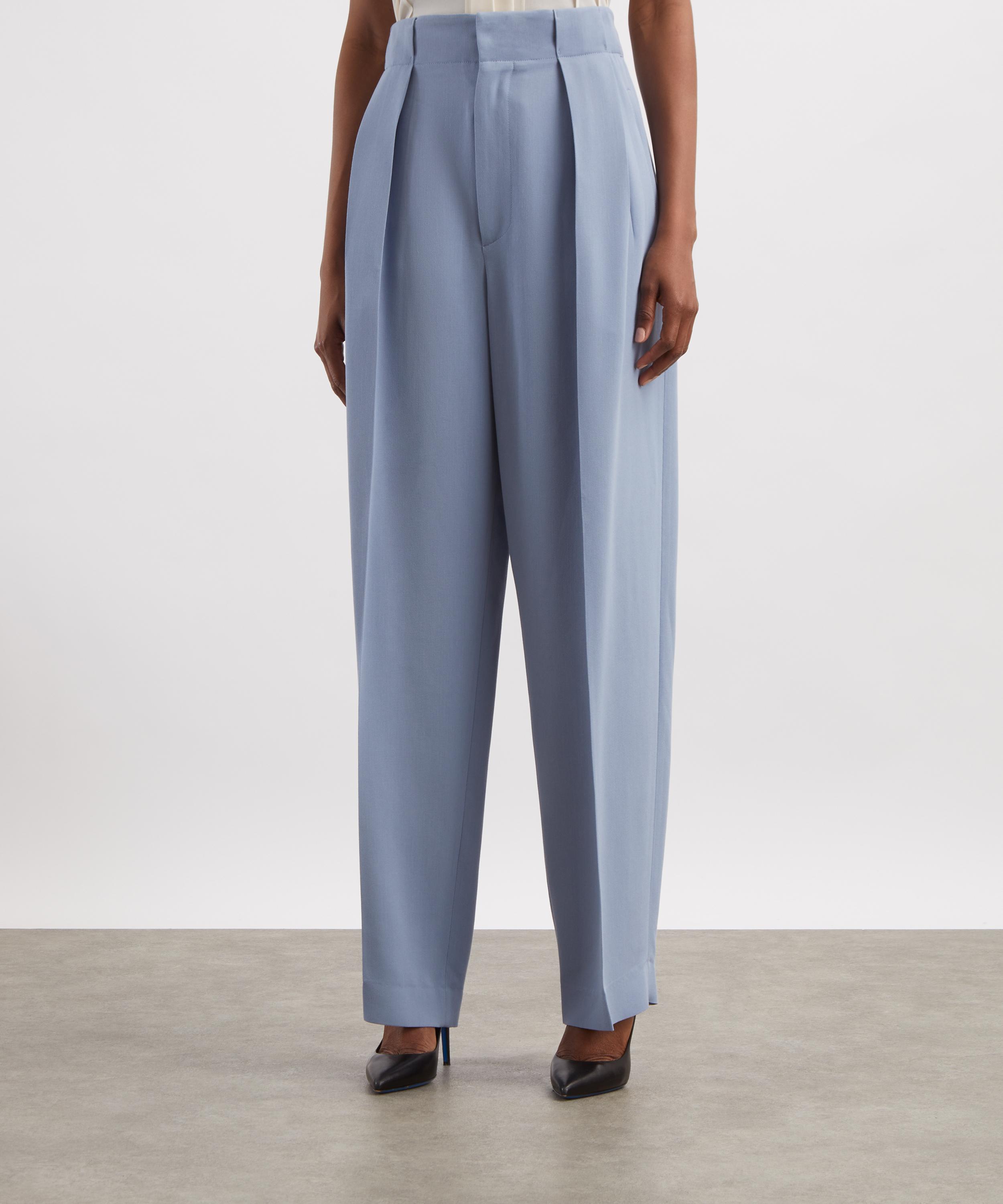 Victoria Beckham - Ocean Mist Tailored Trousers image number 2
