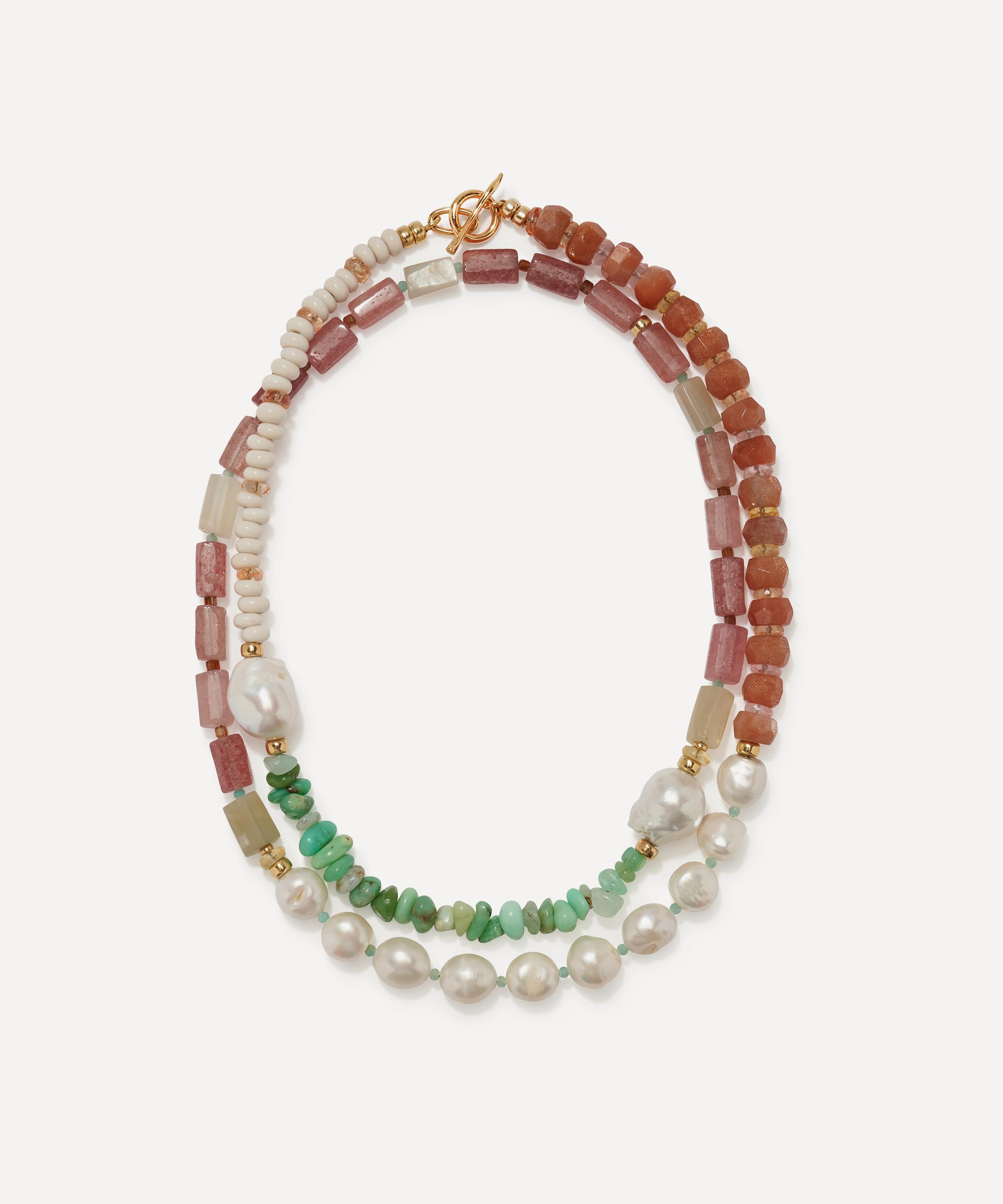 Lizzie Fortunato - Gold-Plated Cabana Bead Necklace