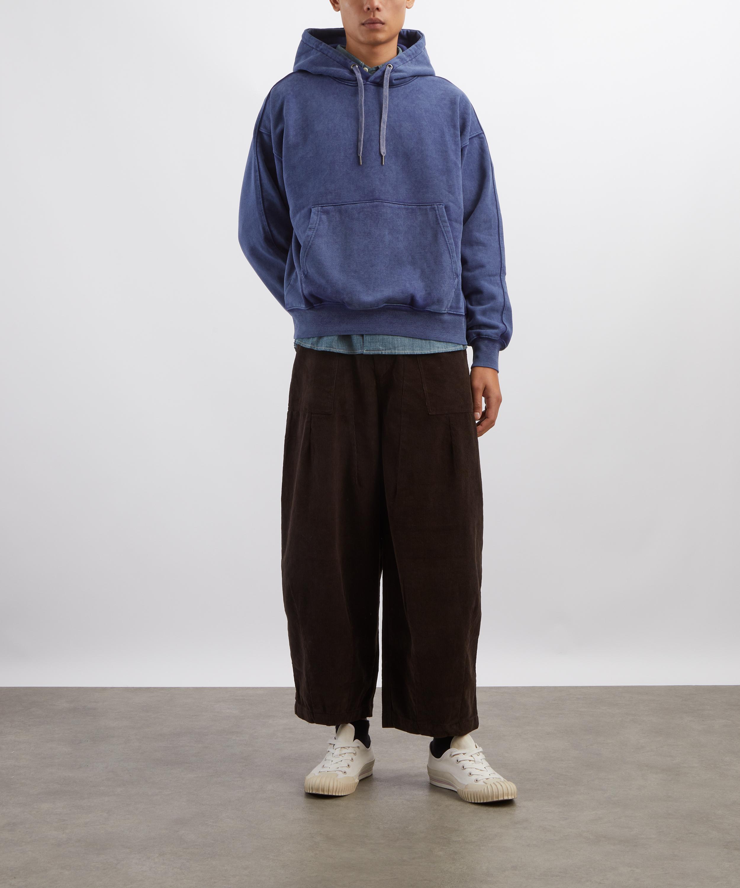 FrizmWORKS - OG Vintage Dyeing Pullover Hoody in Washed Navy image number 1