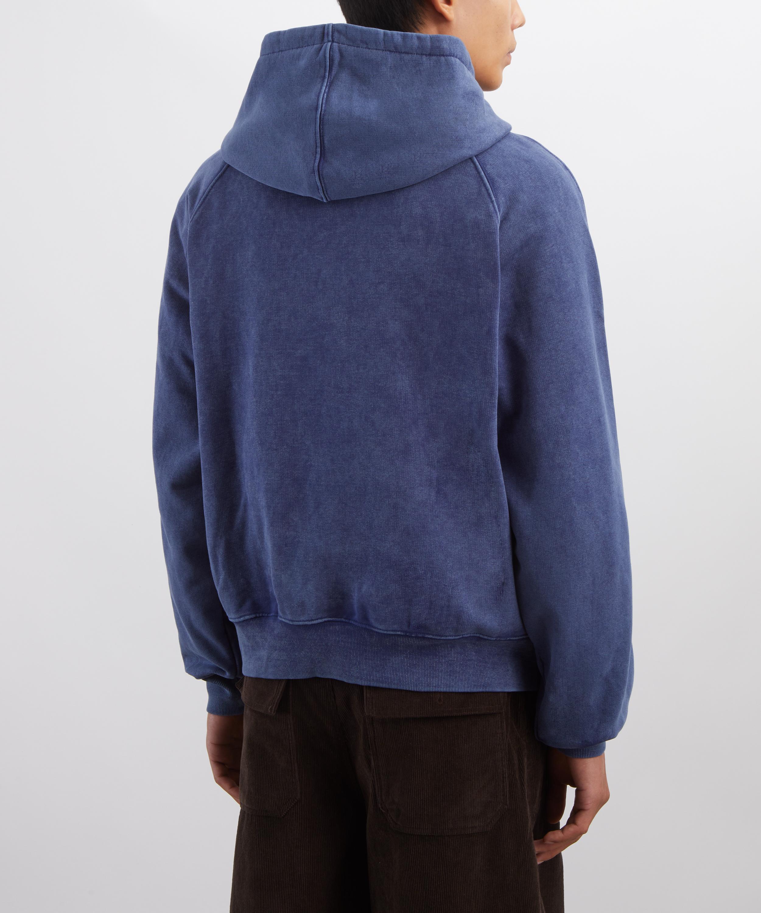 FrizmWORKS - OG Vintage Dyeing Pullover Hoody in Washed Navy image number 3