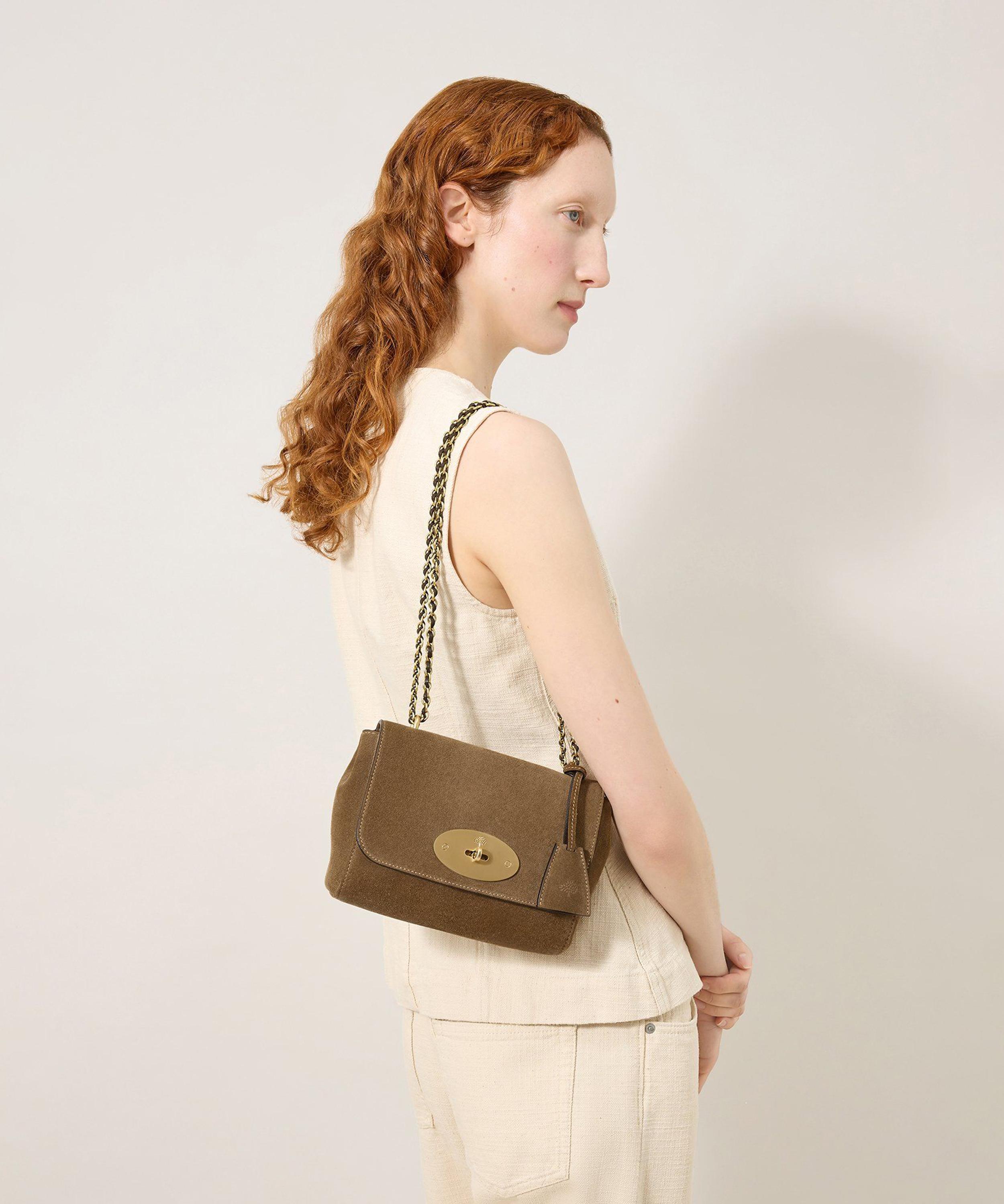 Mulberry - Small Salcombe Sand Suede Lily Crossbody Bag image number 1