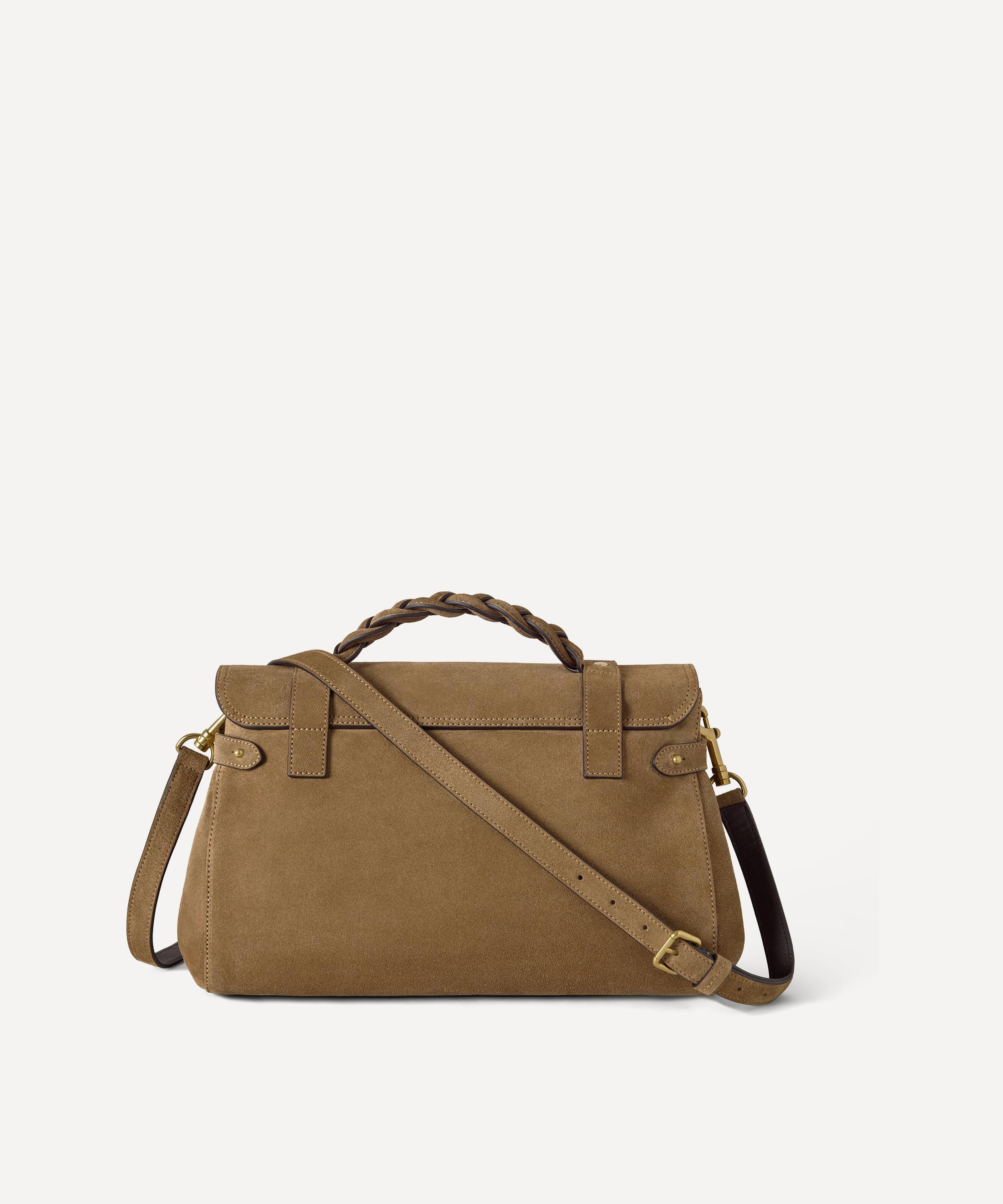 Mulberry - Small Salcombe Sand Suede Alexa Tote Bag image number 2