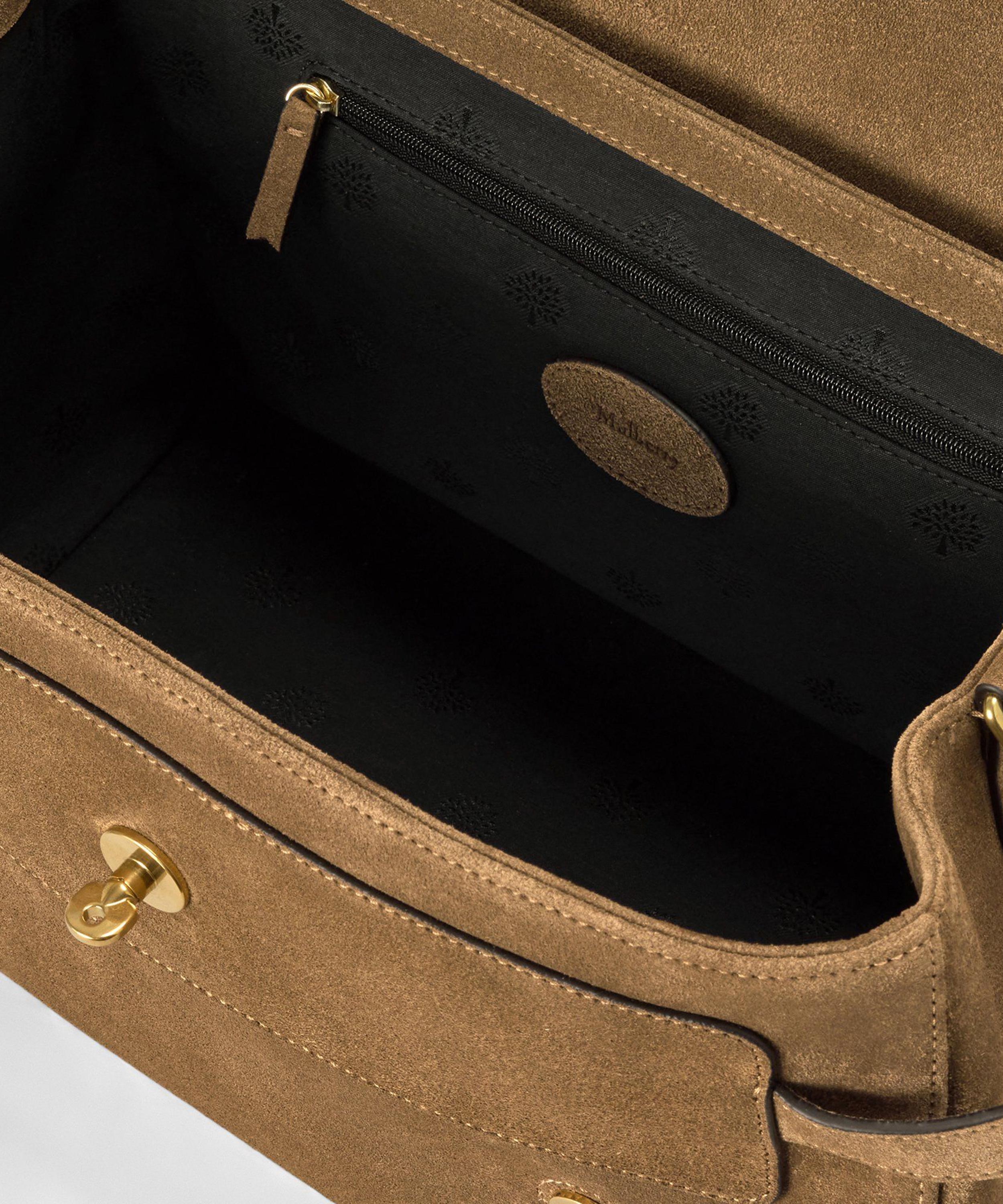 Mulberry - Small Salcombe Sand Suede Alexa Tote Bag image number 5