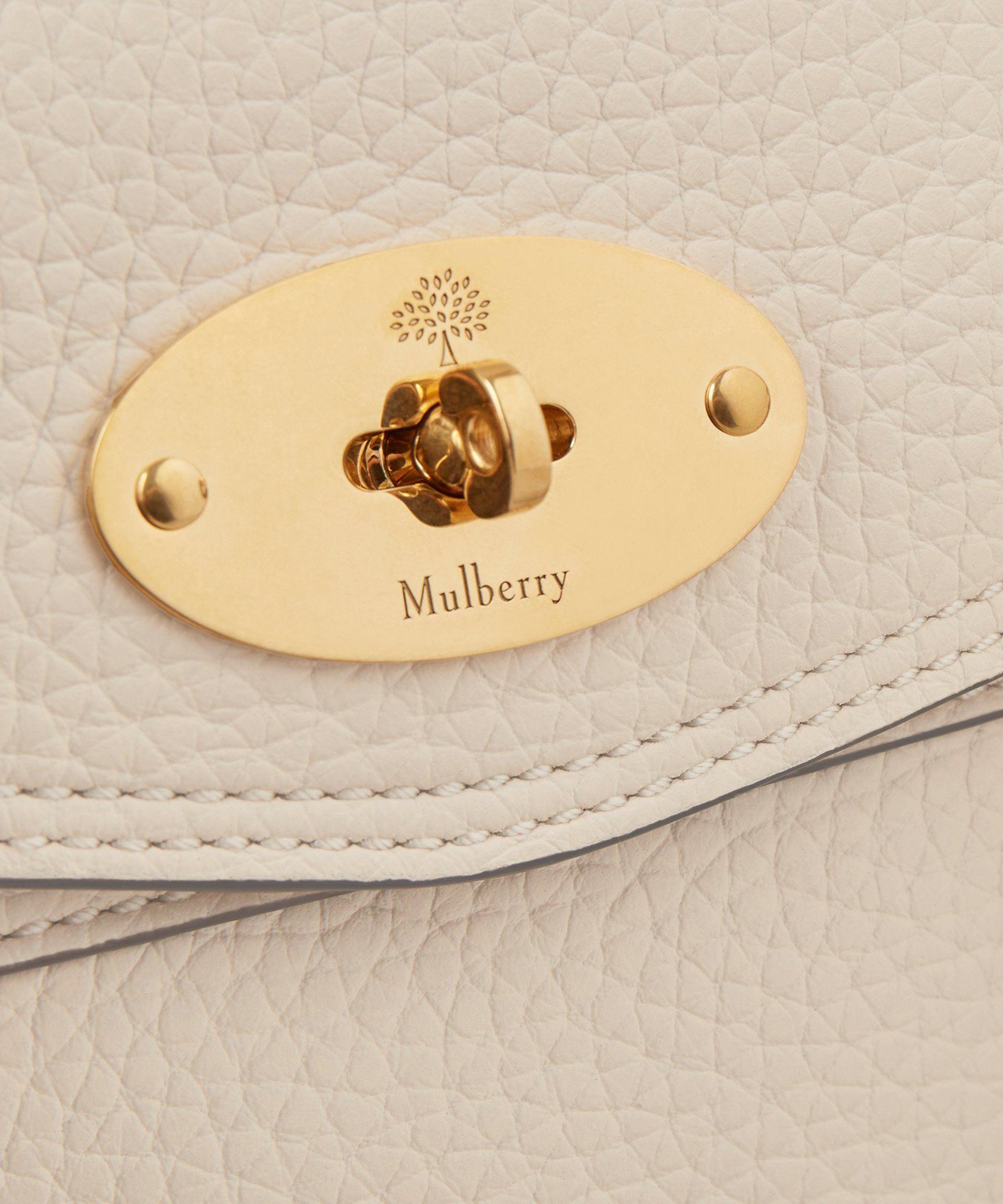 Mulberry - Eggshell Heavy Grain Leather Mini Alexa Tote Bag image number 6
