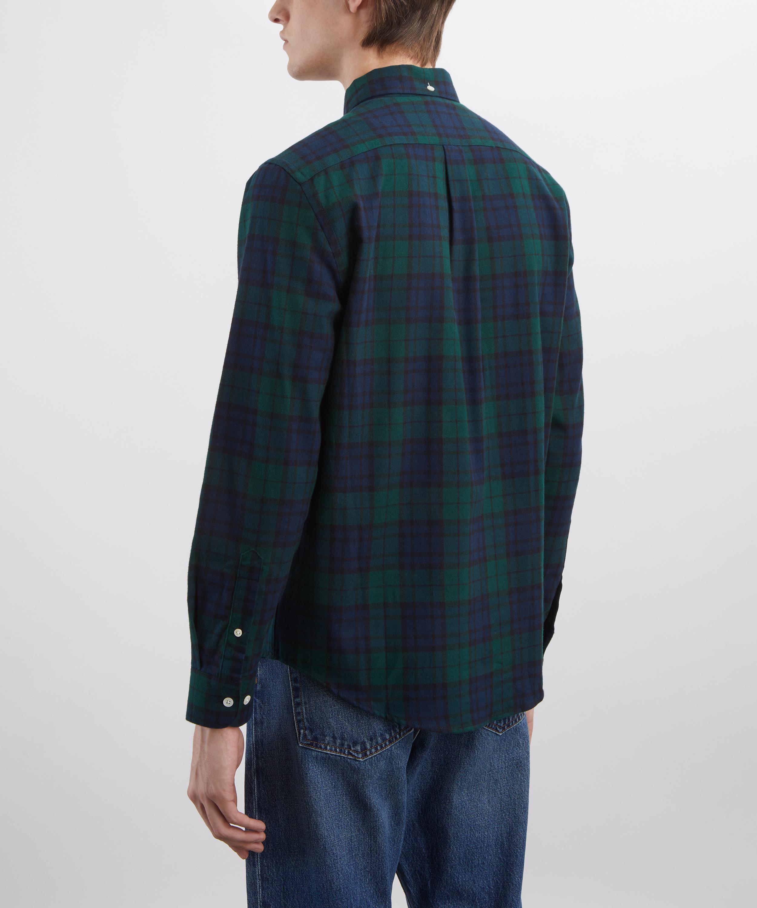 Portuguese Flannel - Bonfim Checked Cotton Flannel Shirt image number 3