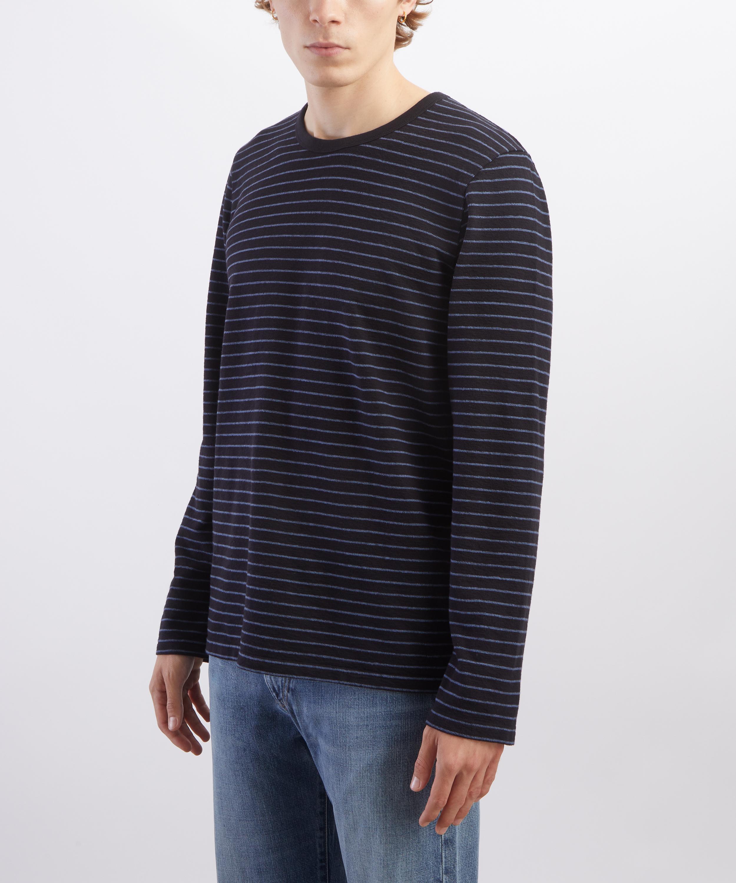 Folk - Textured Striped Long-Sleeve T-Shirt image number 2