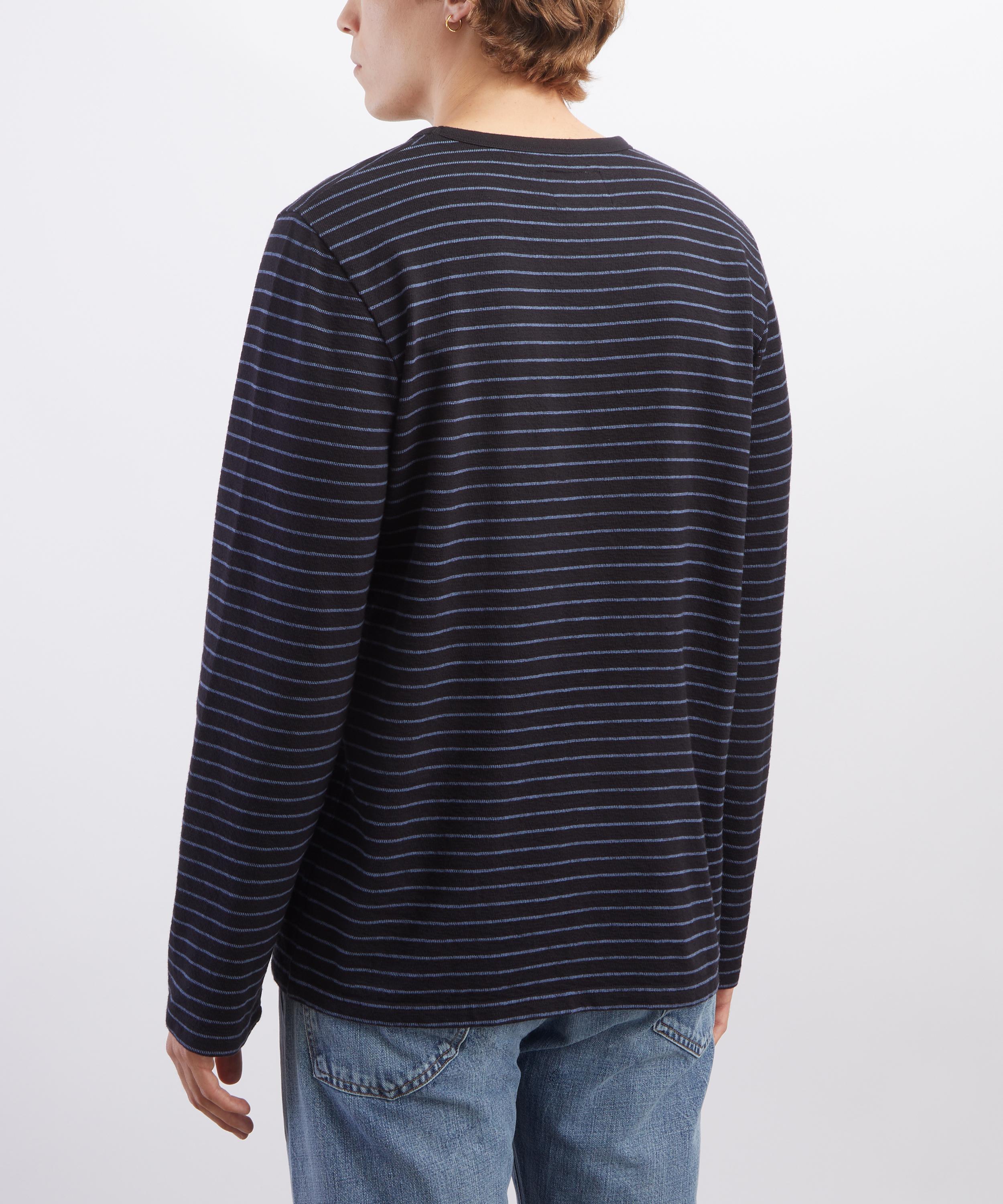Folk - Textured Striped Long-Sleeve T-Shirt image number 3