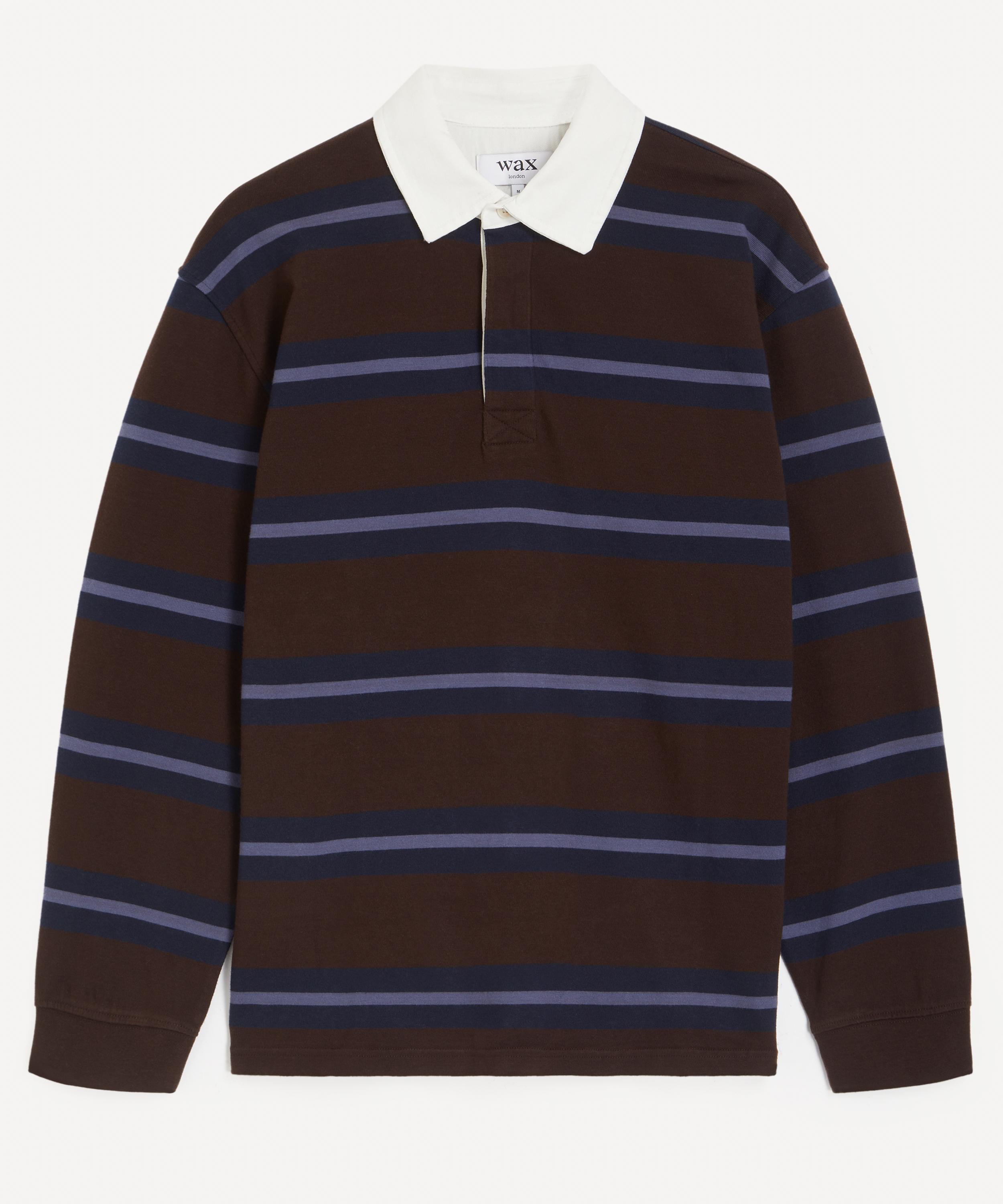 Wax London - Rowhill Mirror Stripe Rugby Shirt