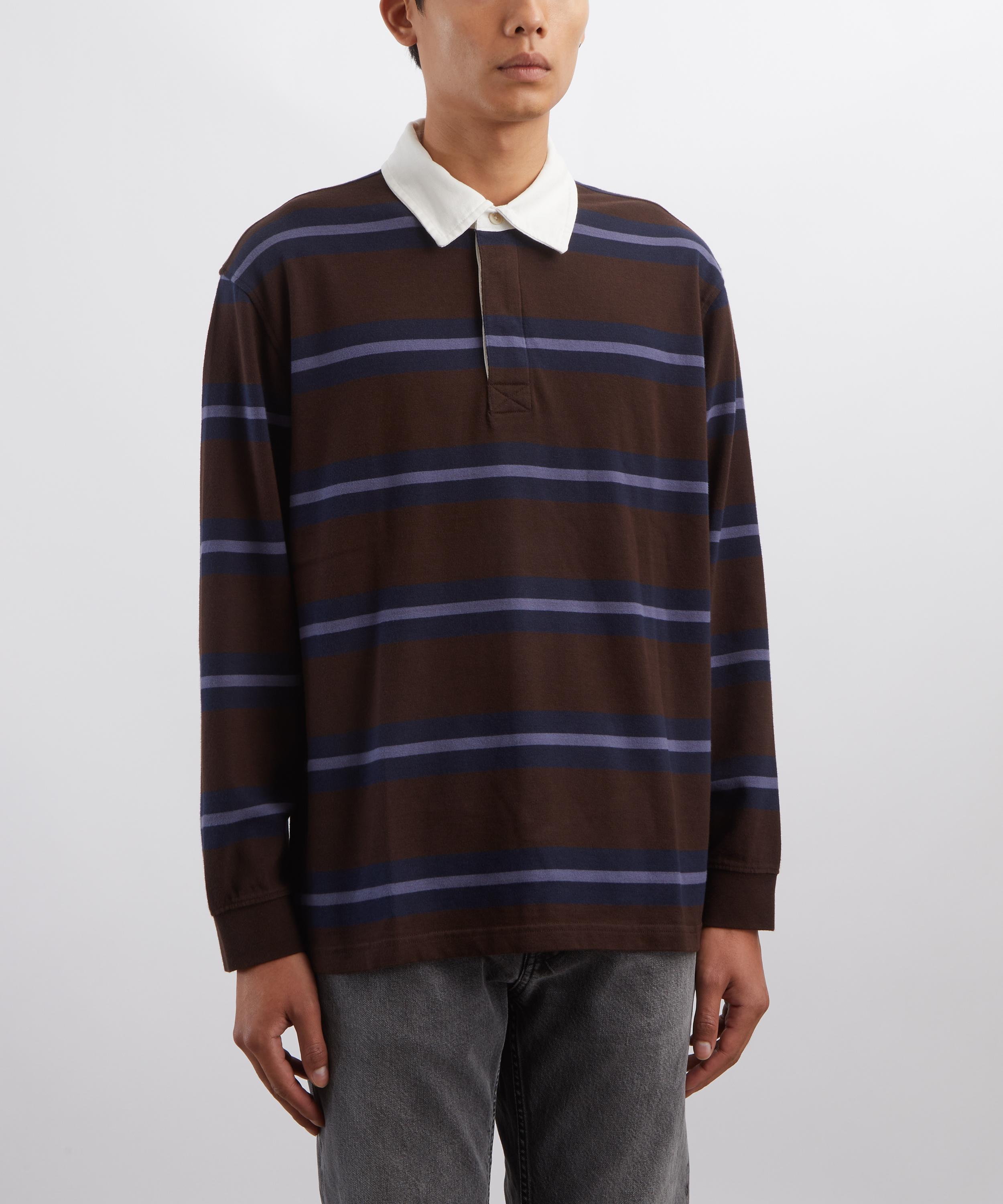 Wax London - Rowhill Mirror Stripe Rugby Shirt image number 2
