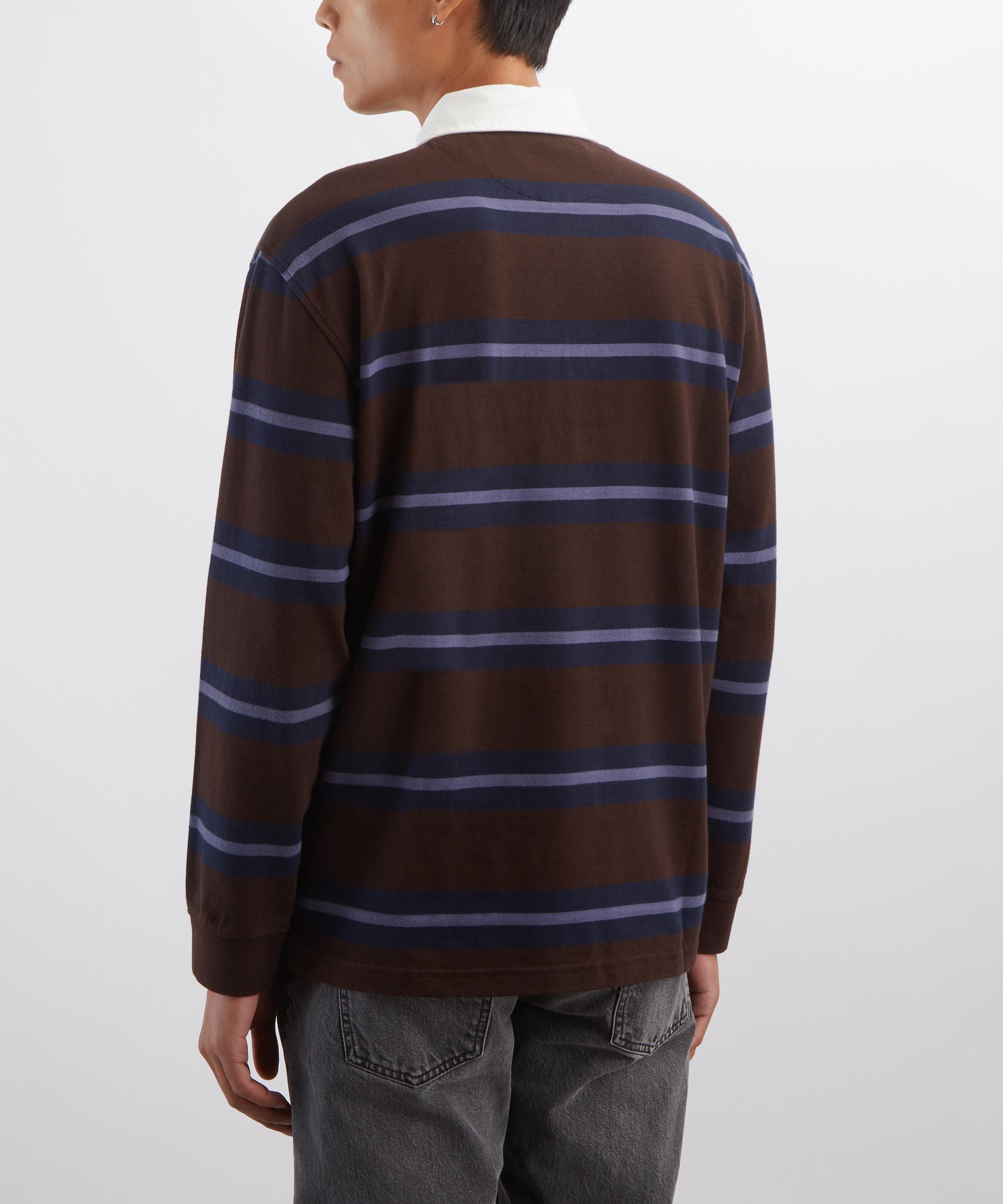 Wax London - Rowhill Mirror Stripe Rugby Shirt image number 3