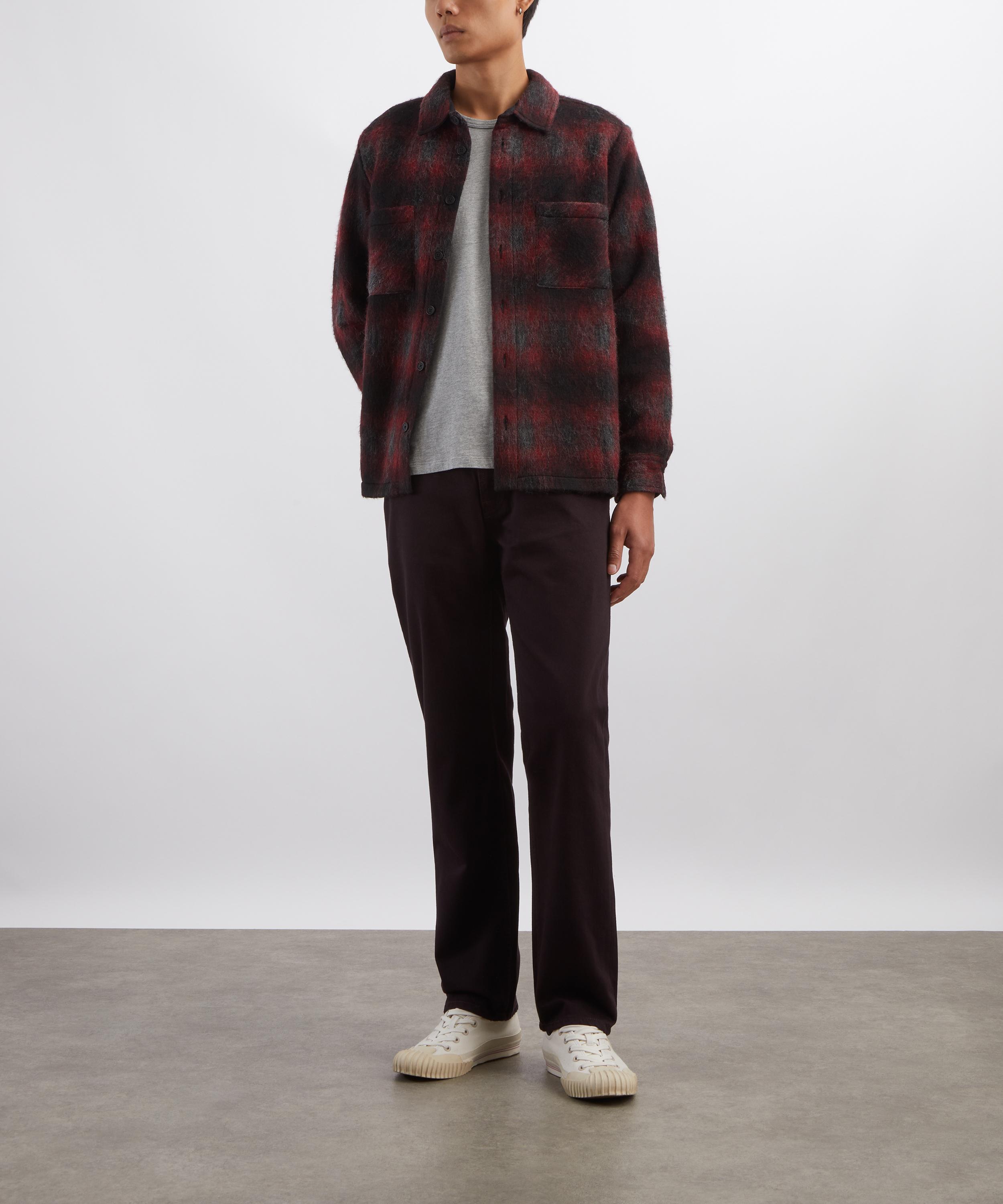 Wax London - Whiting Overshirt in Elm Wool-Blend Check image number 1
