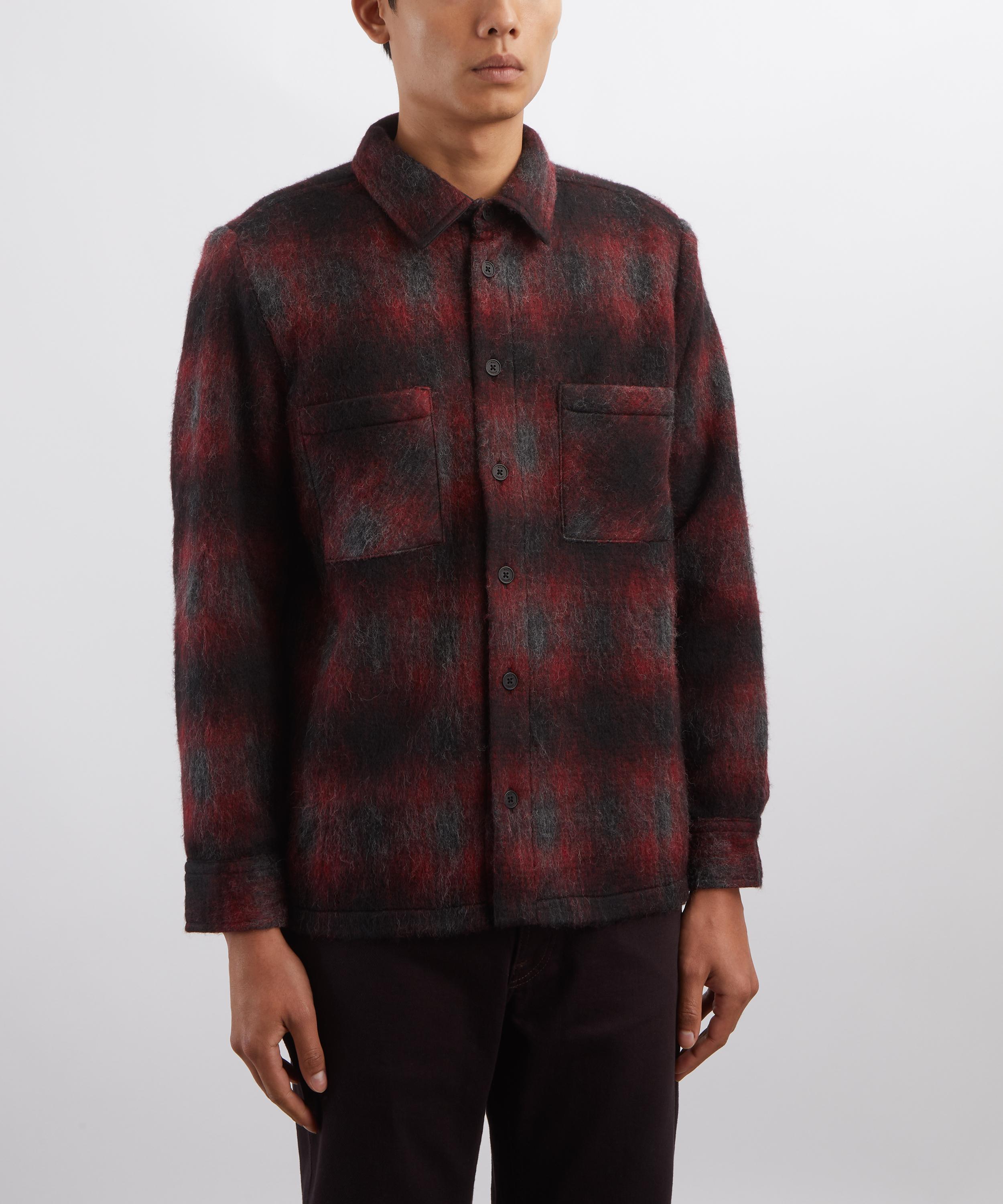 Wax London - Whiting Overshirt in Elm Wool-Blend Check image number 2