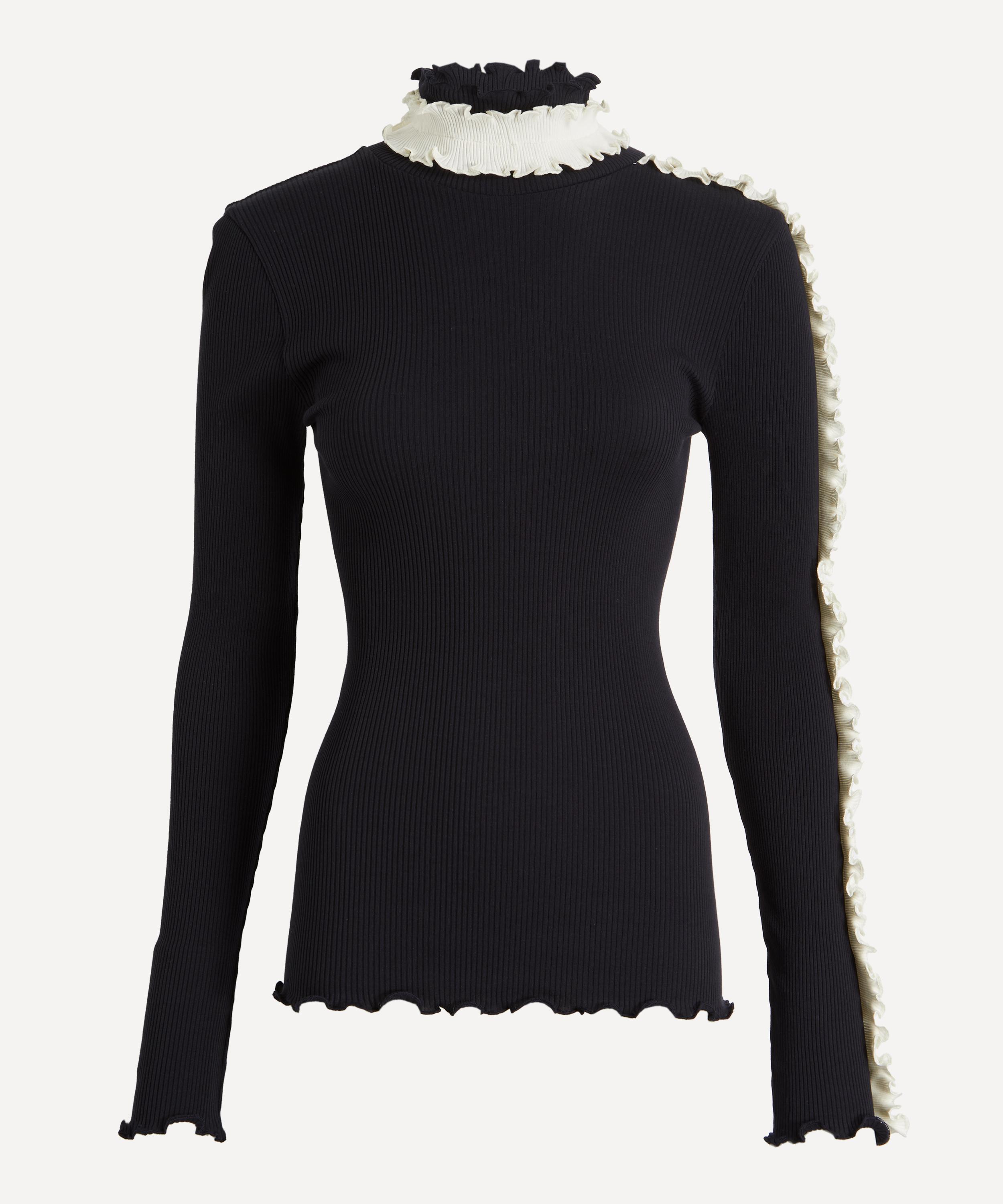 Op&eacute;raSPORT - Amelie Black Seamless Top image number 0