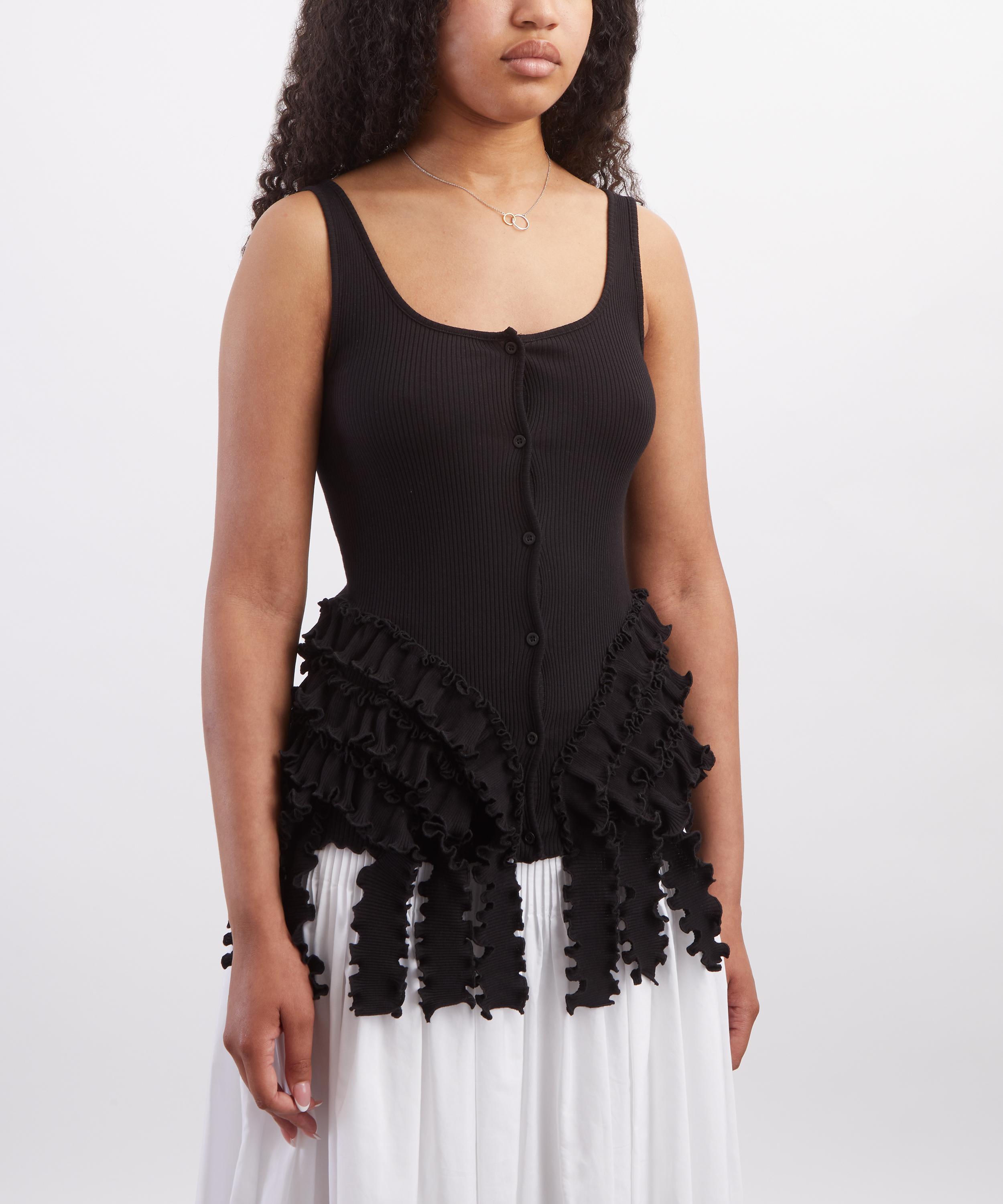Op&eacute;raSPORT - Mona Black Seamless Tank Top image number 2