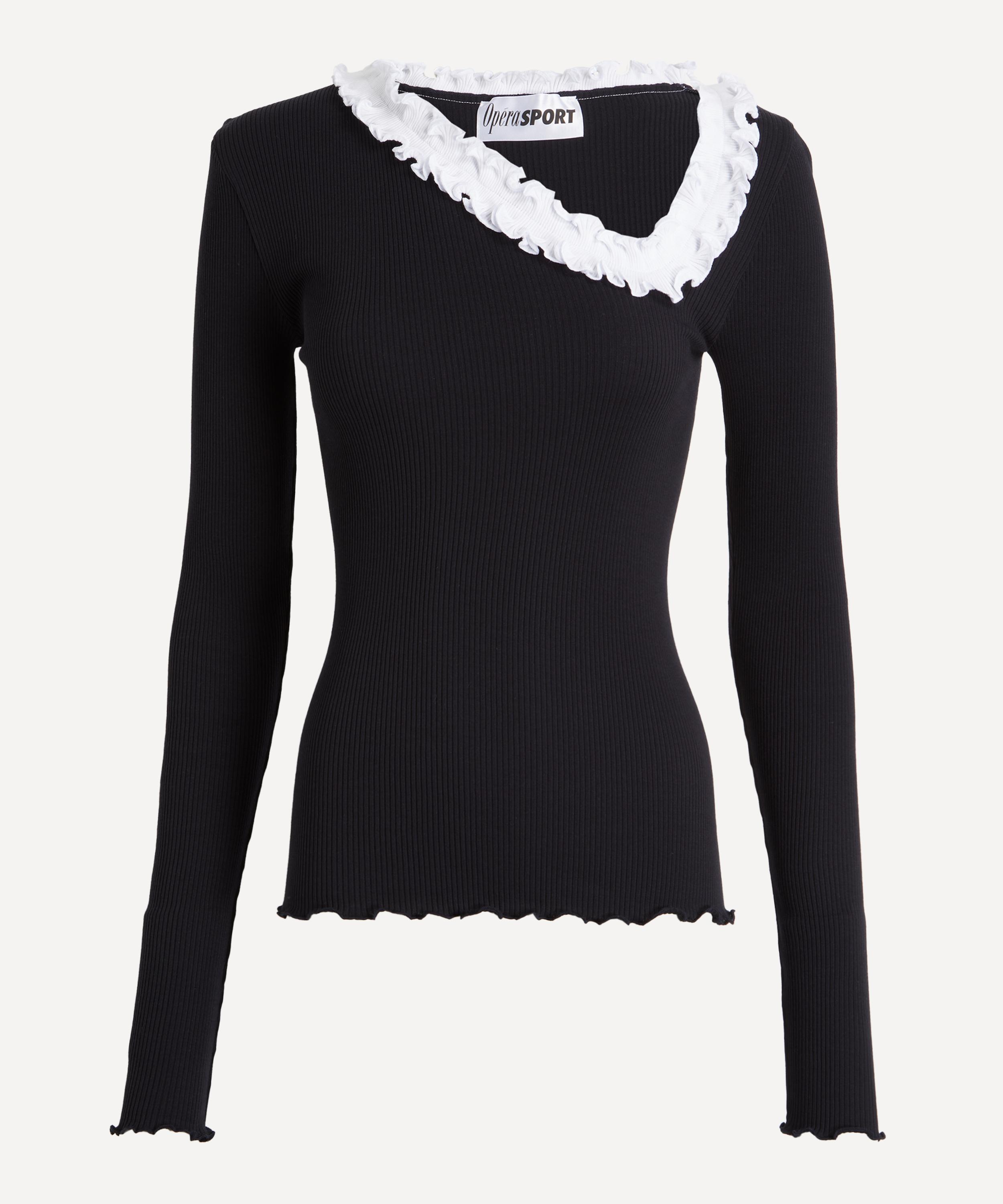Op&eacute;raSPORT - Evita Black Seamless Top image number 0