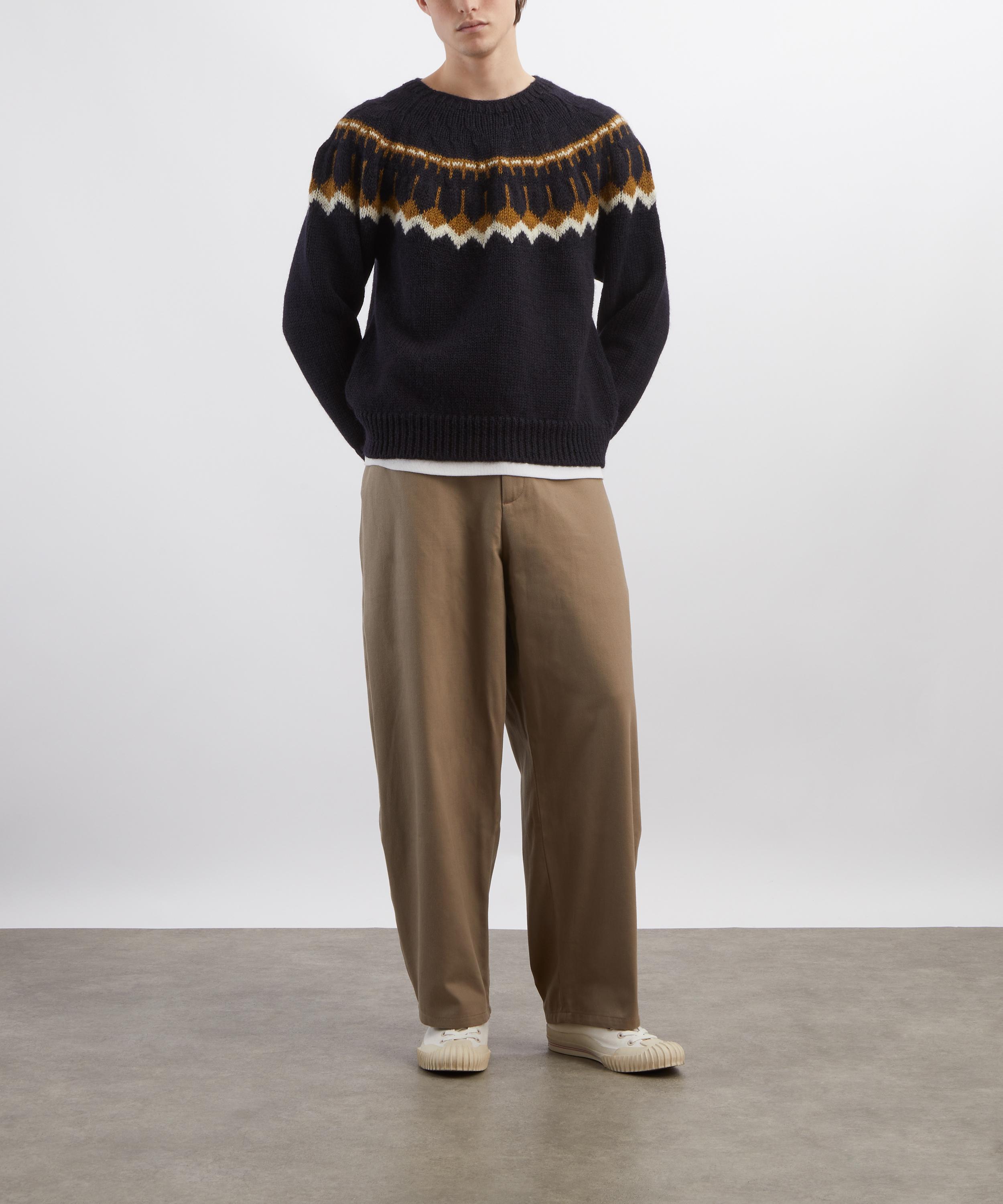YMC - Jeepster Knitted Fair Isle Jumper image number 1