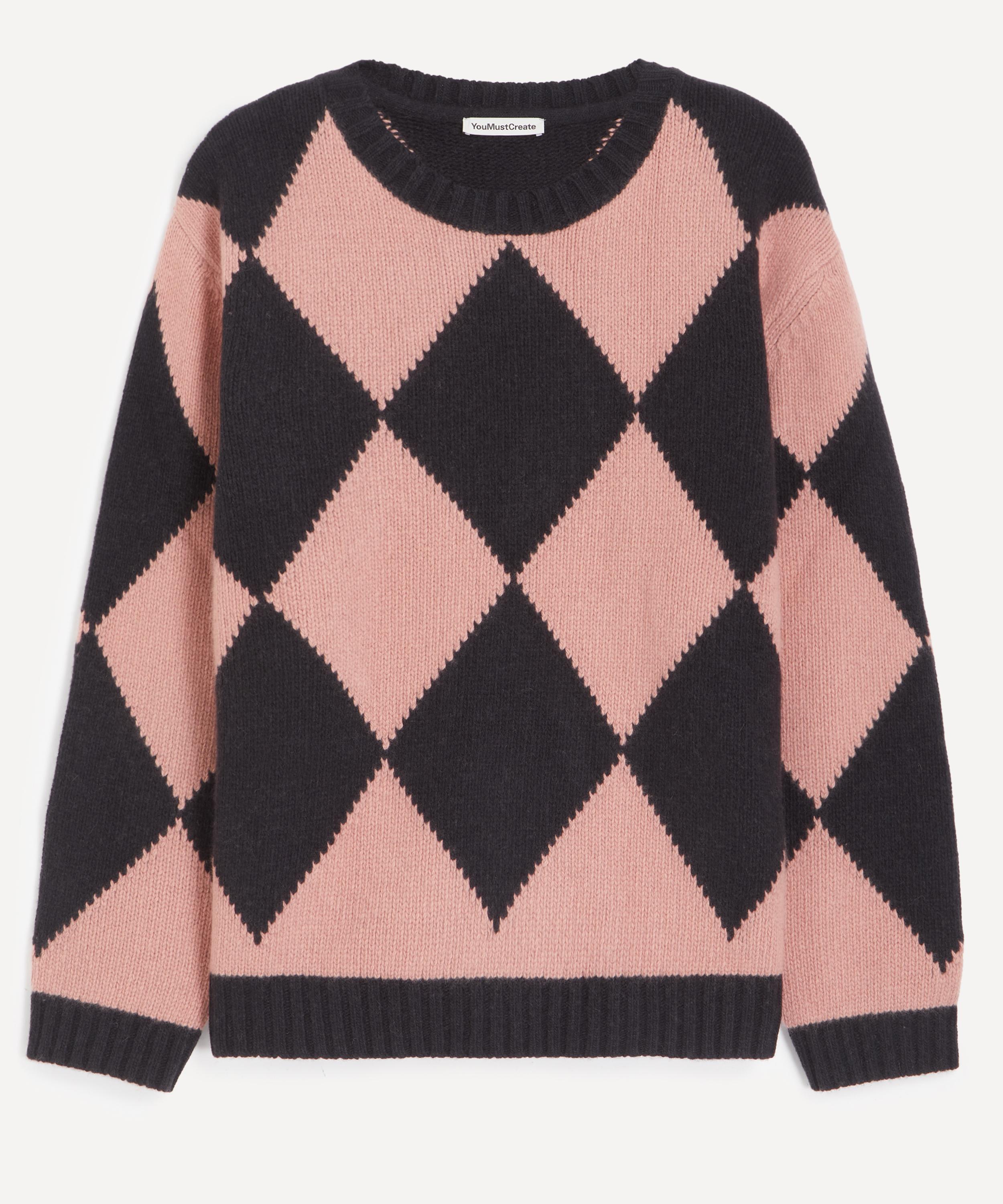 YMC - Flint Diamond Knitted Jumper image number 0