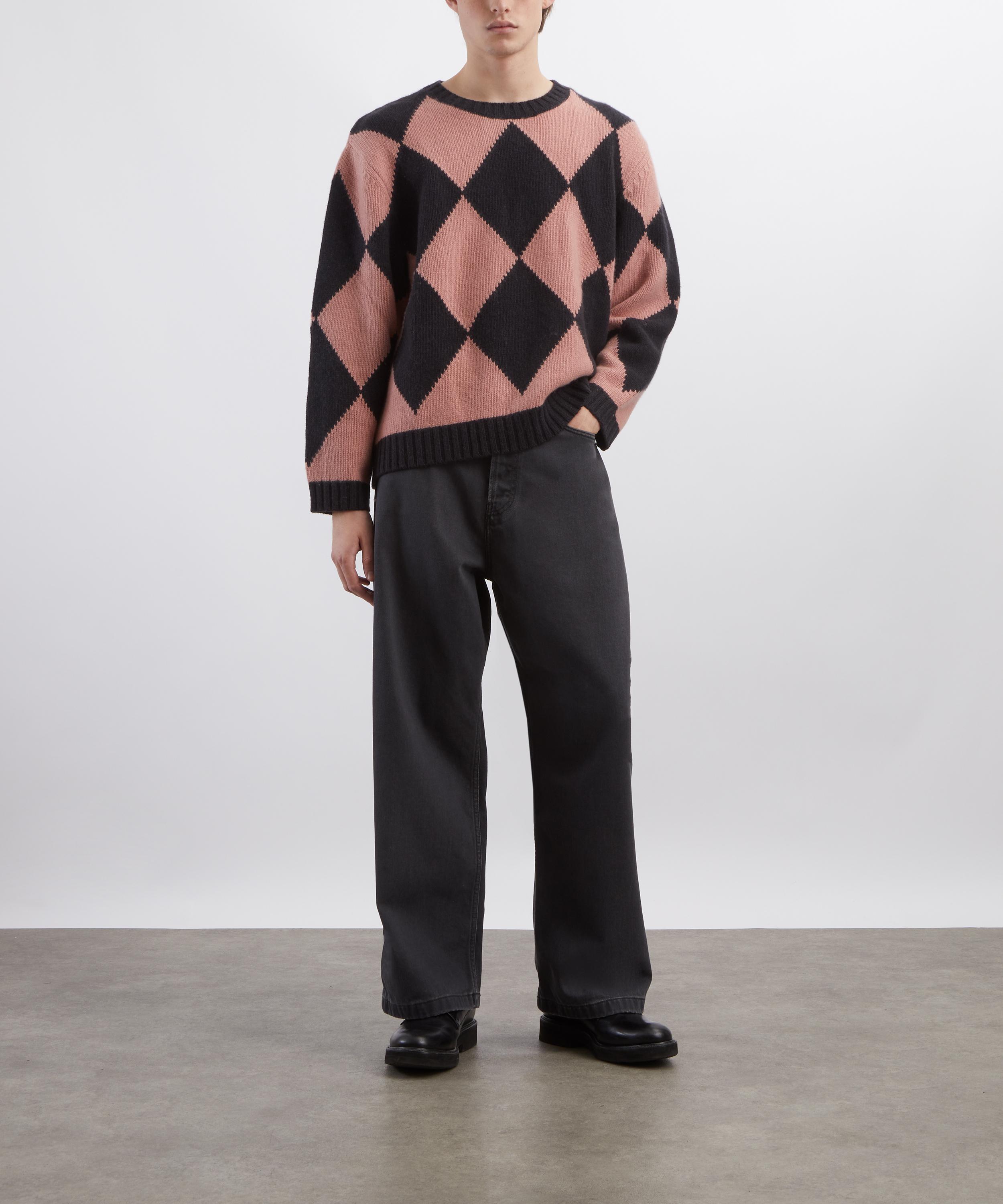 YMC - Flint Diamond Knitted Jumper image number 1