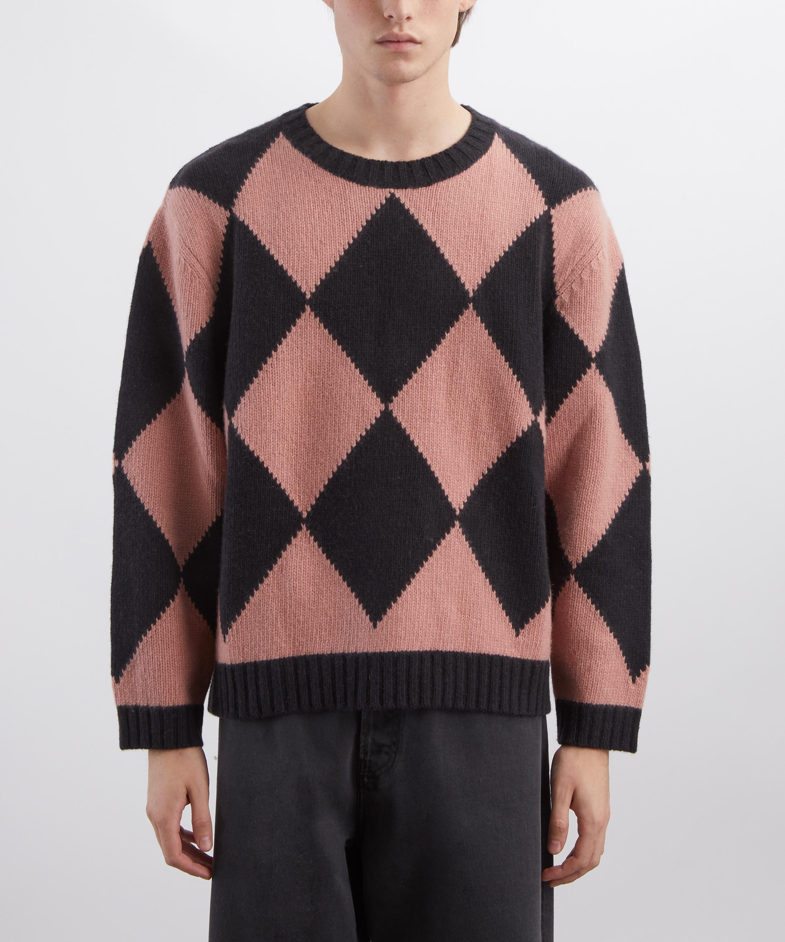 YMC - Flint Diamond Knitted Jumper image number 2