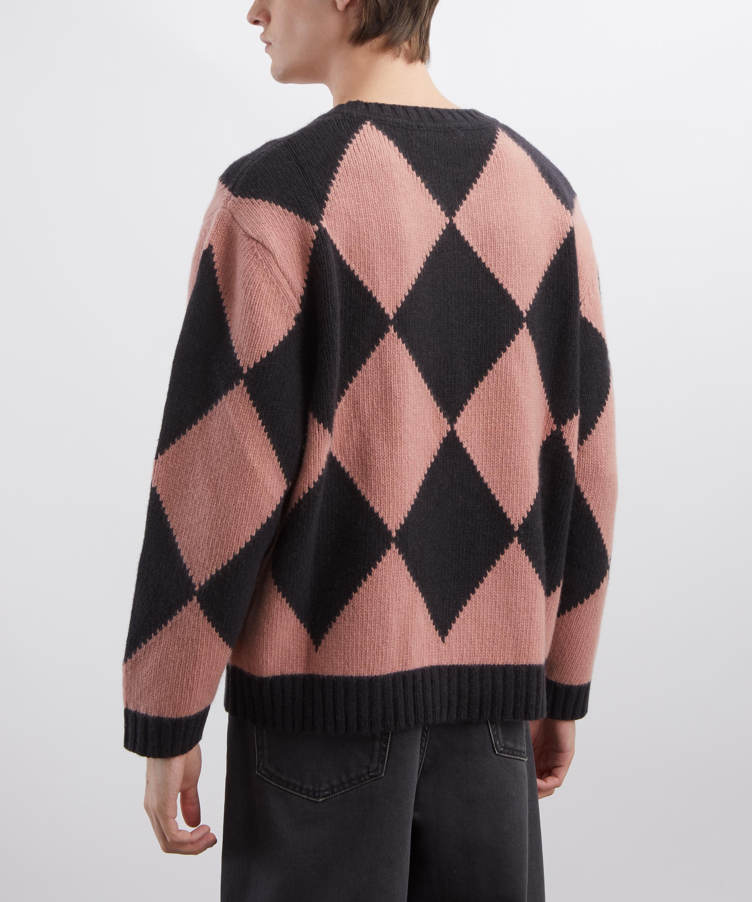 YMC - Flint Diamond Knitted Jumper image number 3