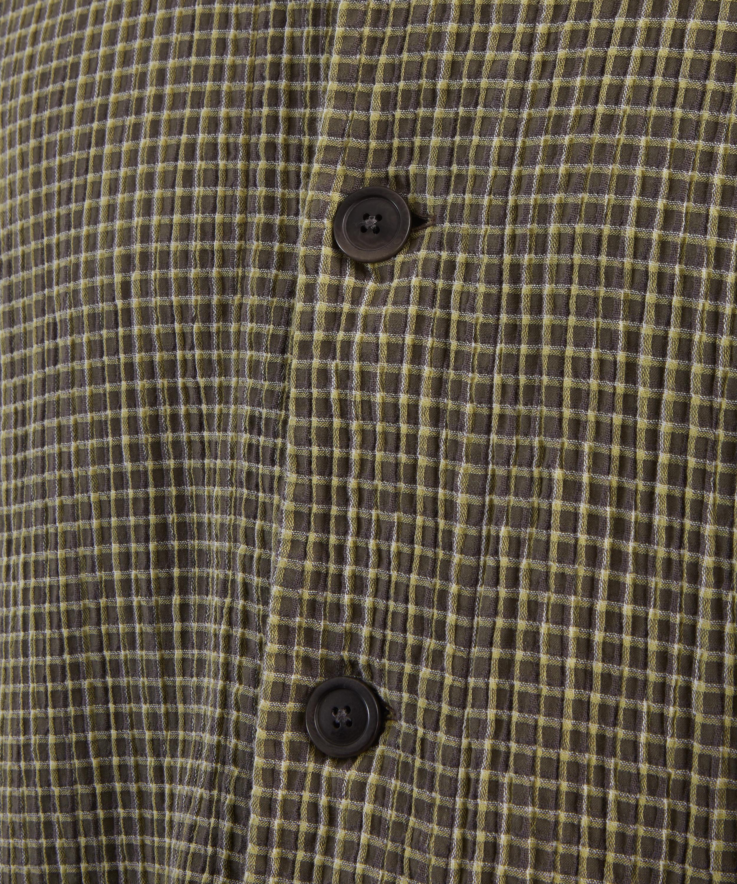 YMC - Waffle Check PJ Overshirt image number 4