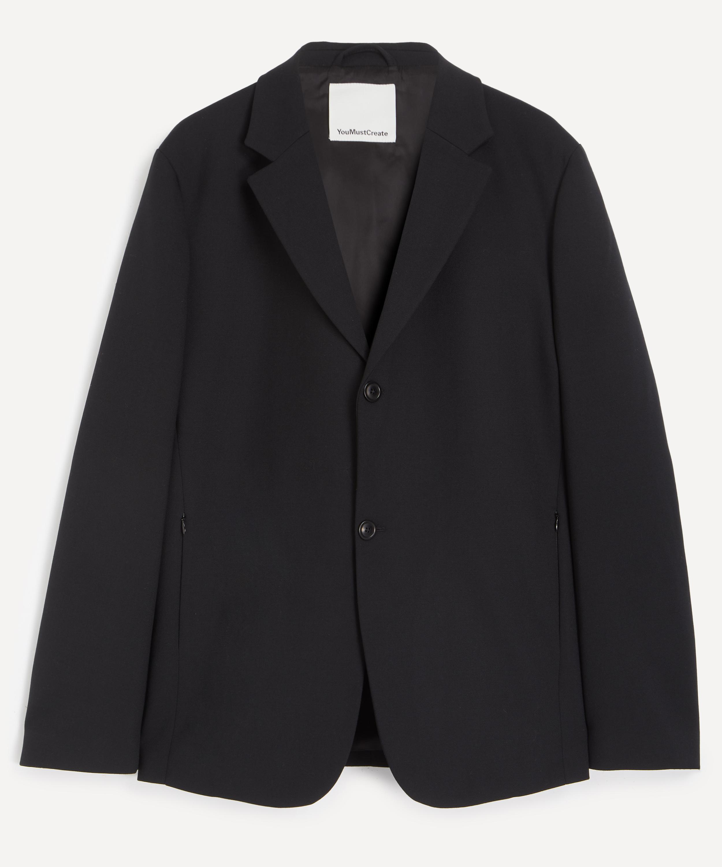 YMC - Black Wool-Blend Like A Jacket image number 0