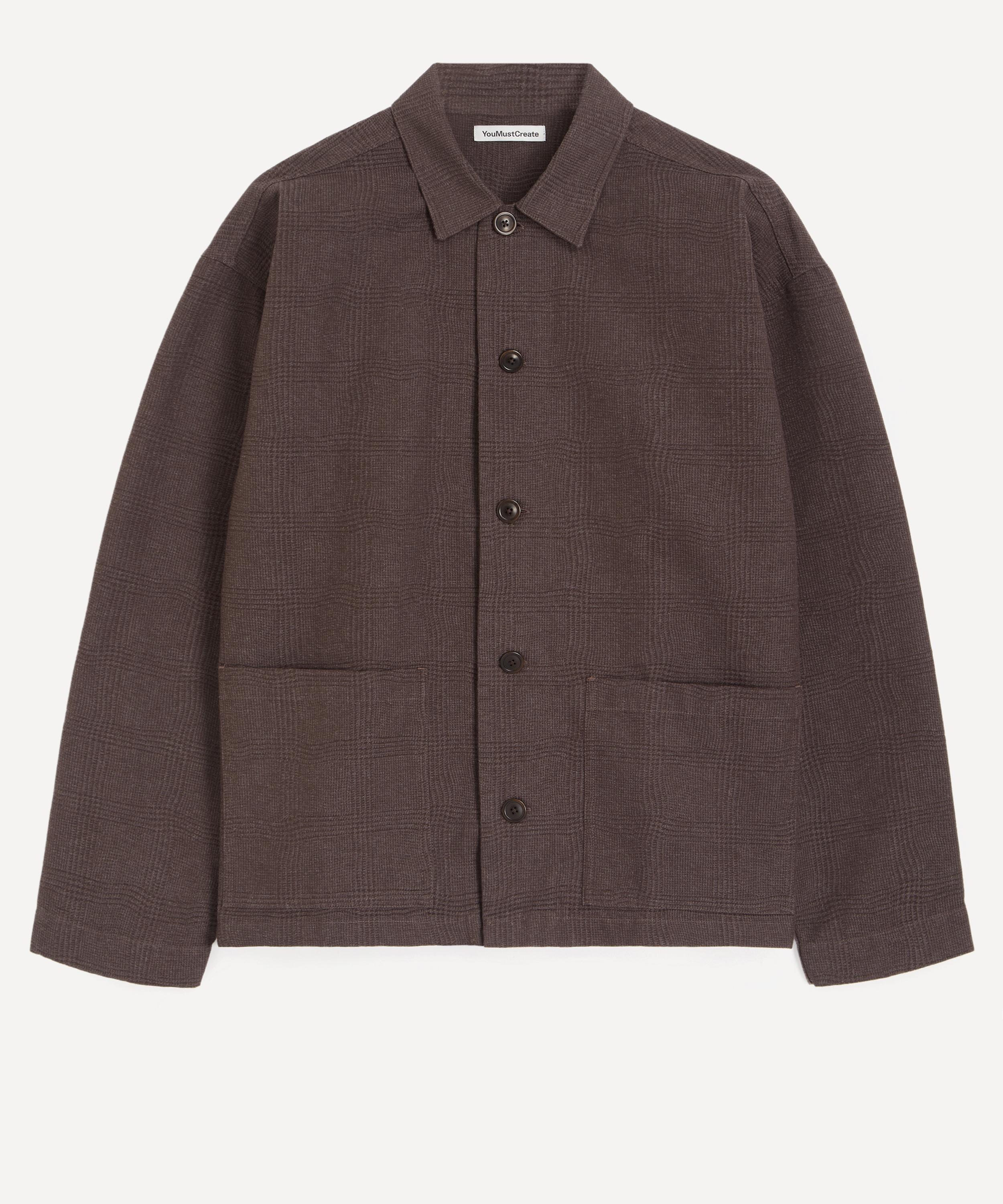 YMC - Wavy Jacquard PJ Overshirt image number 0