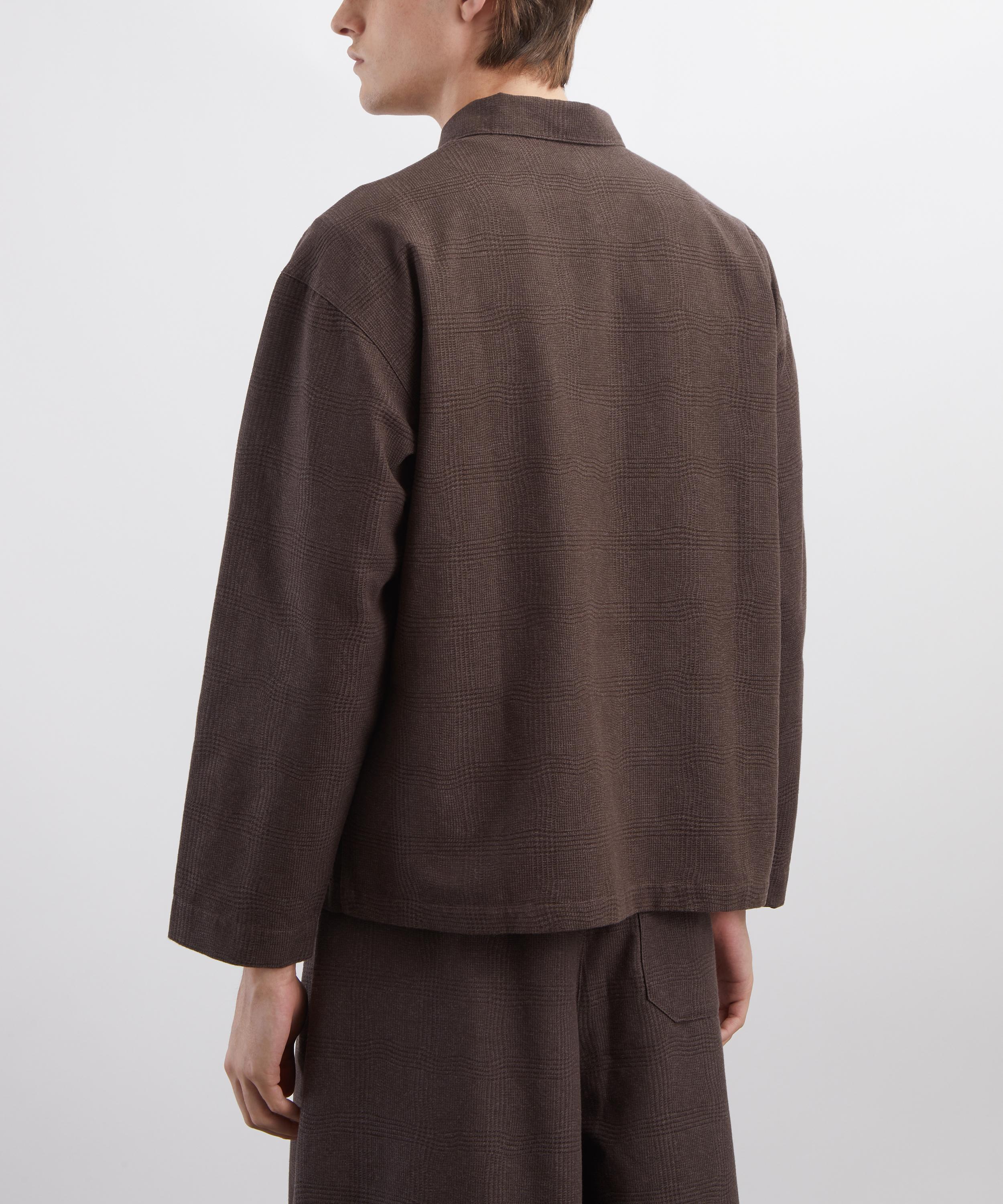 YMC - Wavy Jacquard PJ Overshirt image number 3