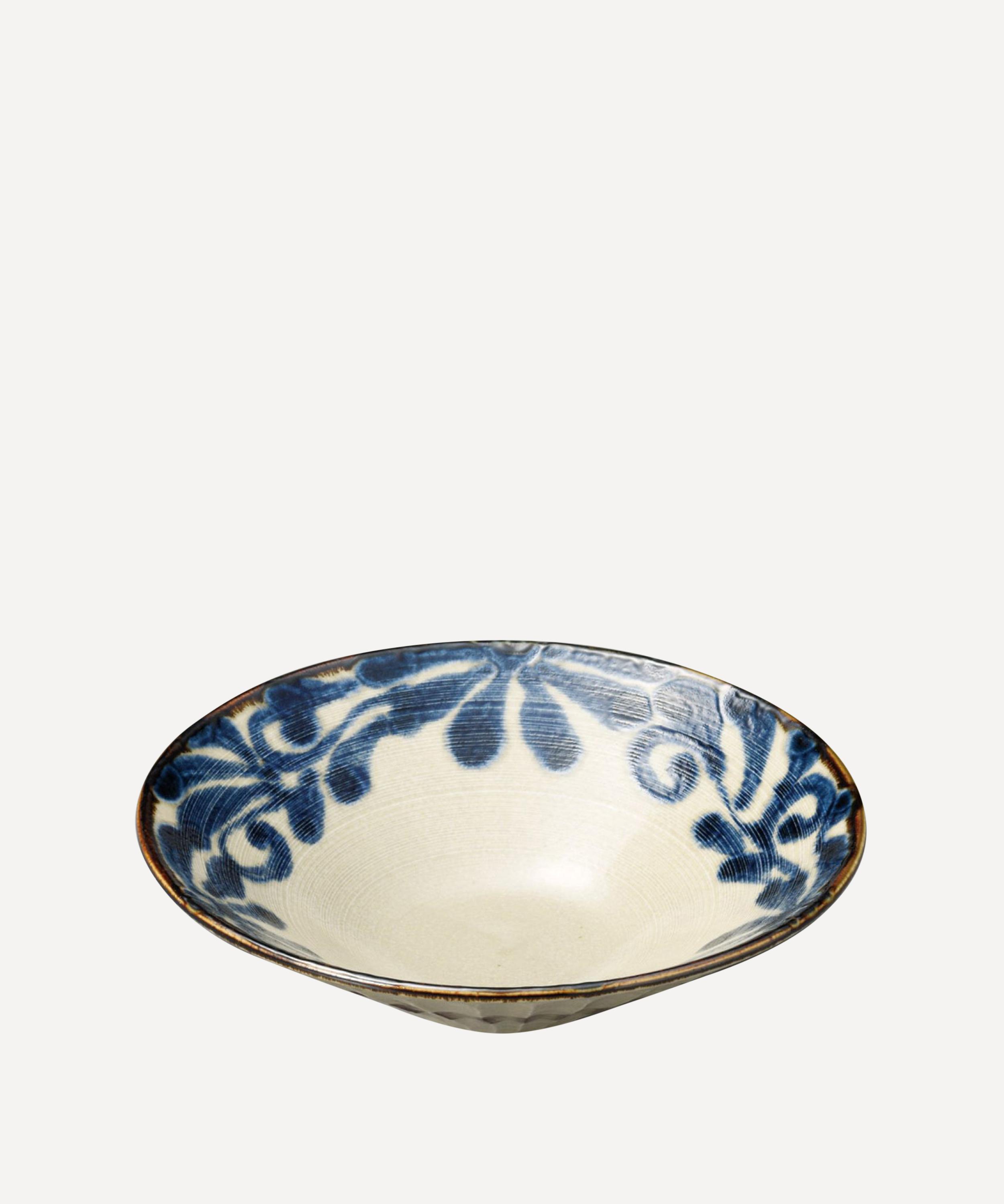 NISHIKAWA - Blue Swirl Bowl
