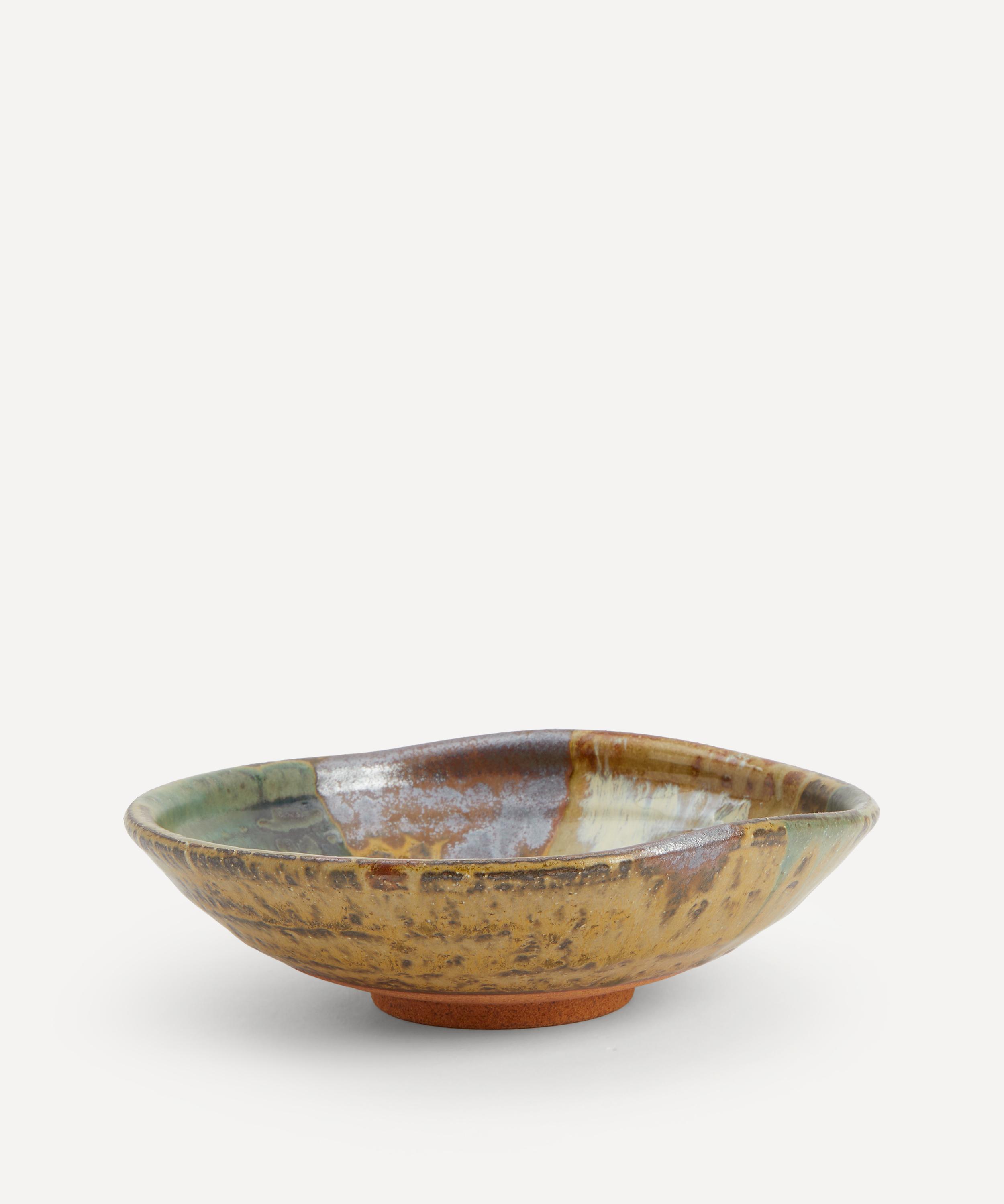 NISHIKAWA - Green and Brown Round Bowl image number 1